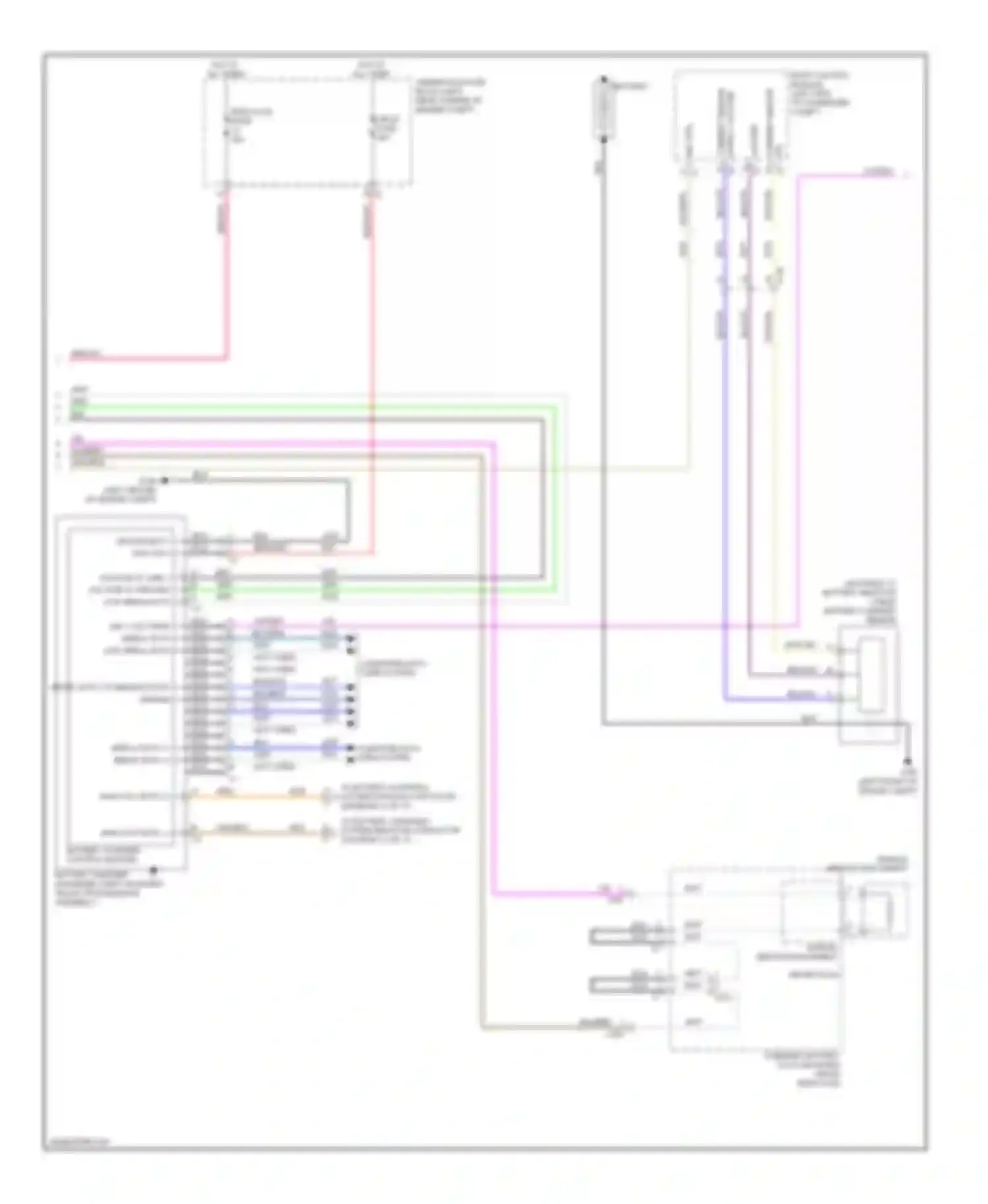 Wiring diagram ign 1 volt high serial data low serial data for Chevrolet Spark M300 (2009-2016)