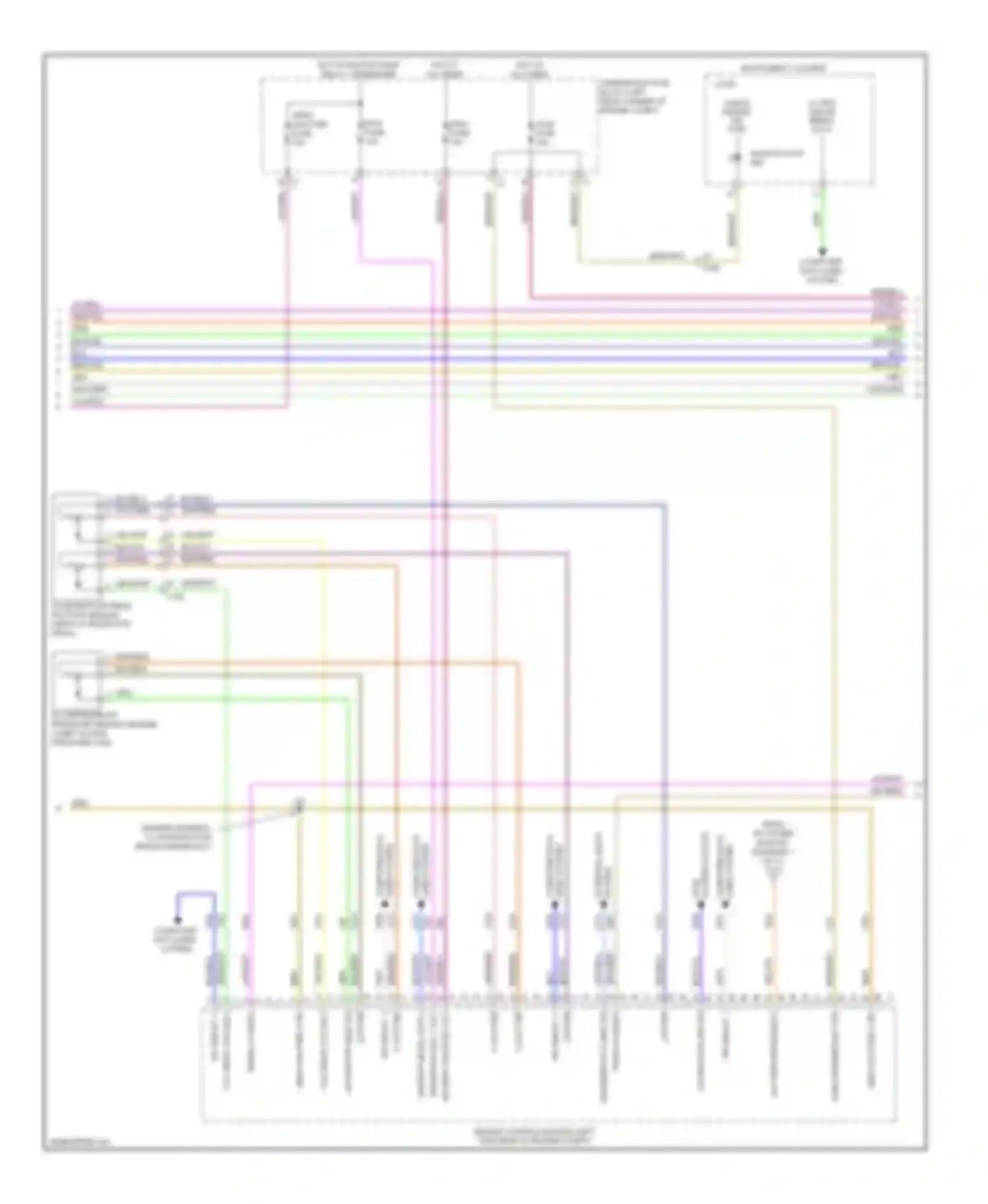 Wiring diagram turn signal/ multi-function switch for Chevrolet Spark M300 (2009-2016)