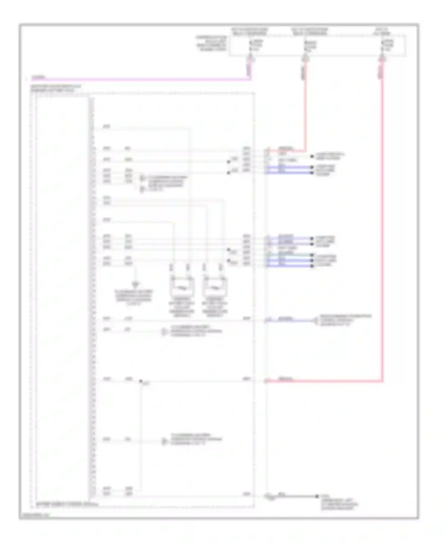 Wiring diagram from hybrid/ev powertrain control module 2 for Chevrolet Spark M300 (2009-2016)