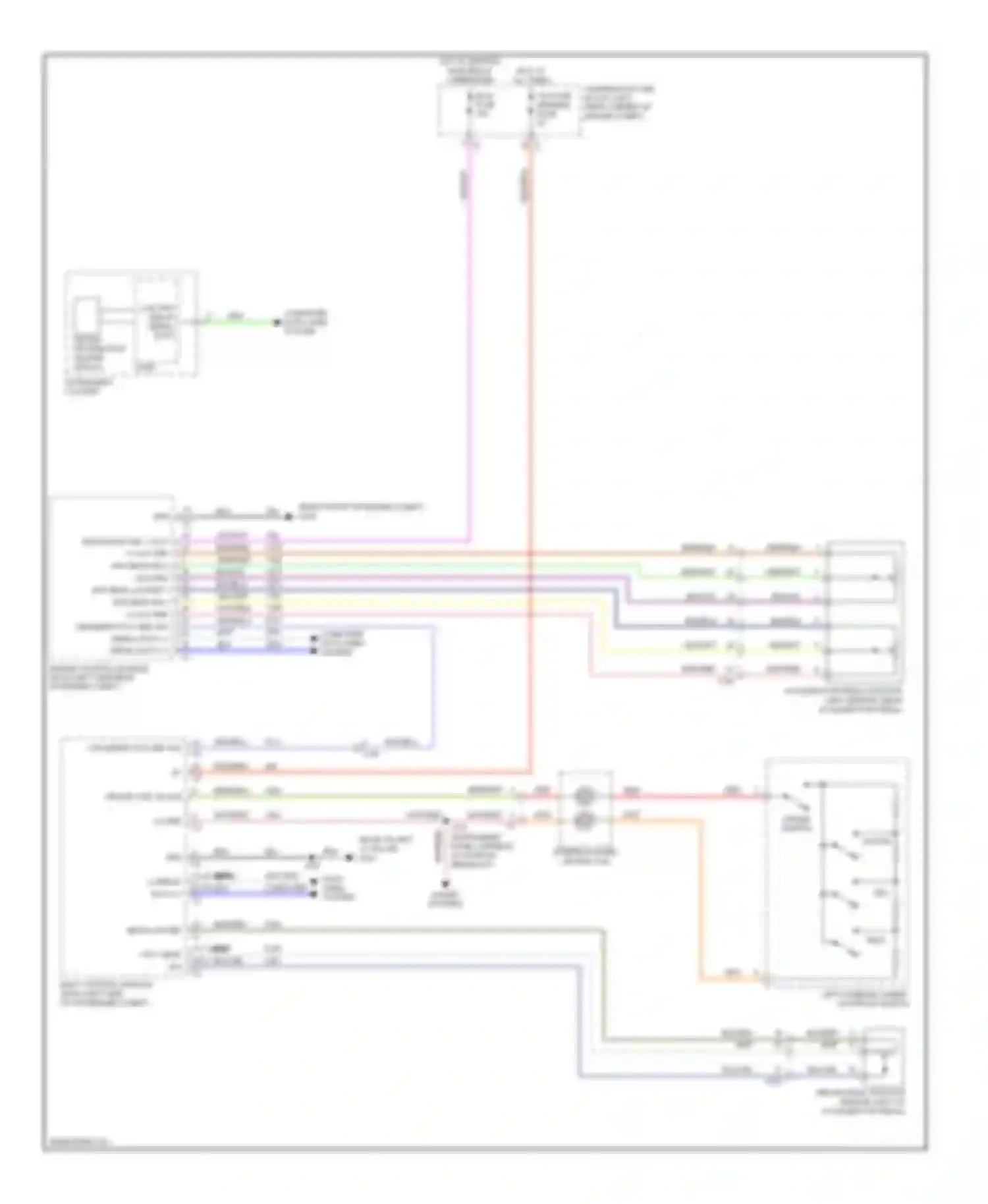 Wiring diagram low spd gmlan serial data for Chevrolet Spark M300 (2009-2016)