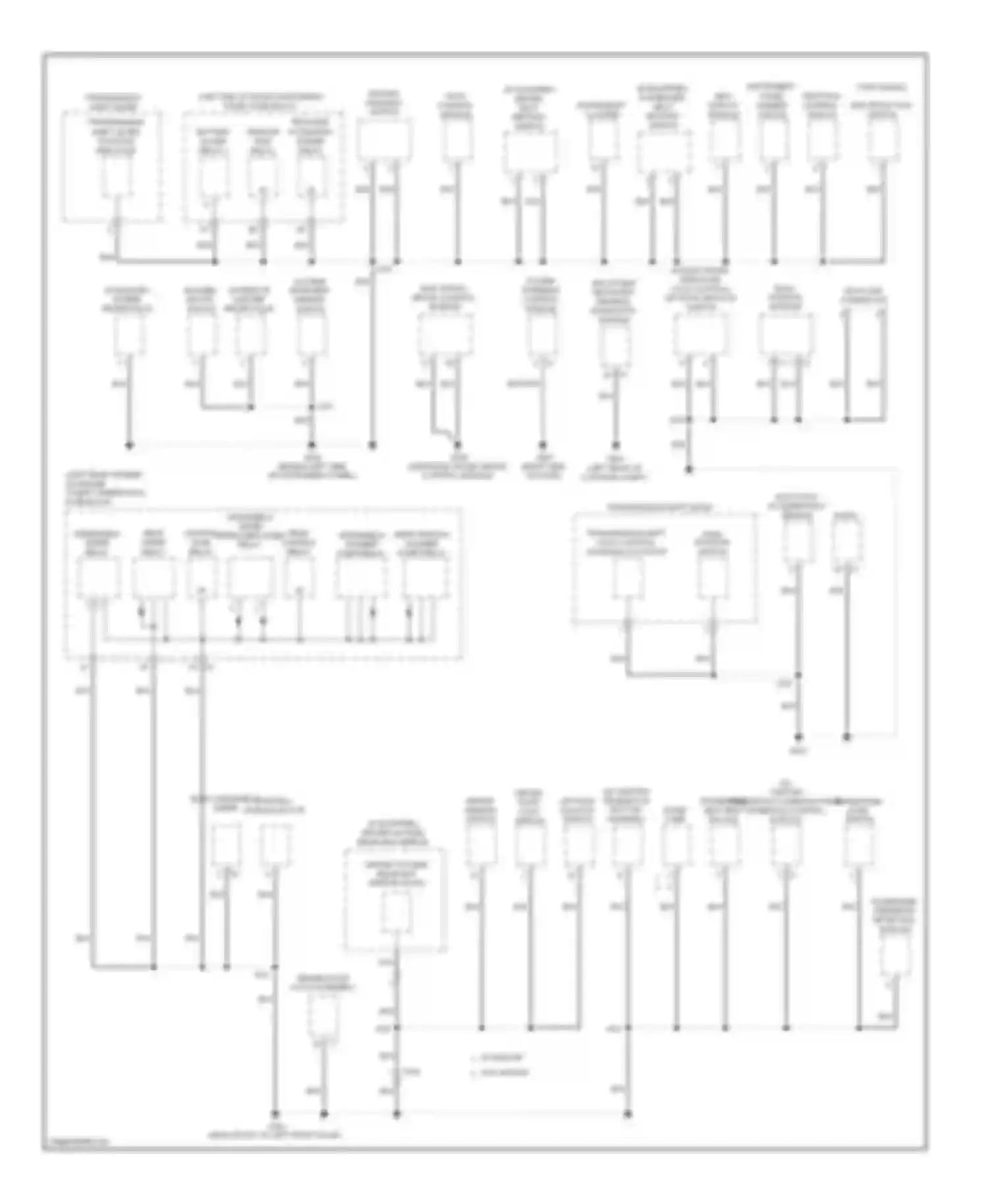 Wiring diagram passenger presence detection module for Chevrolet Spark M300 (2009-2016)