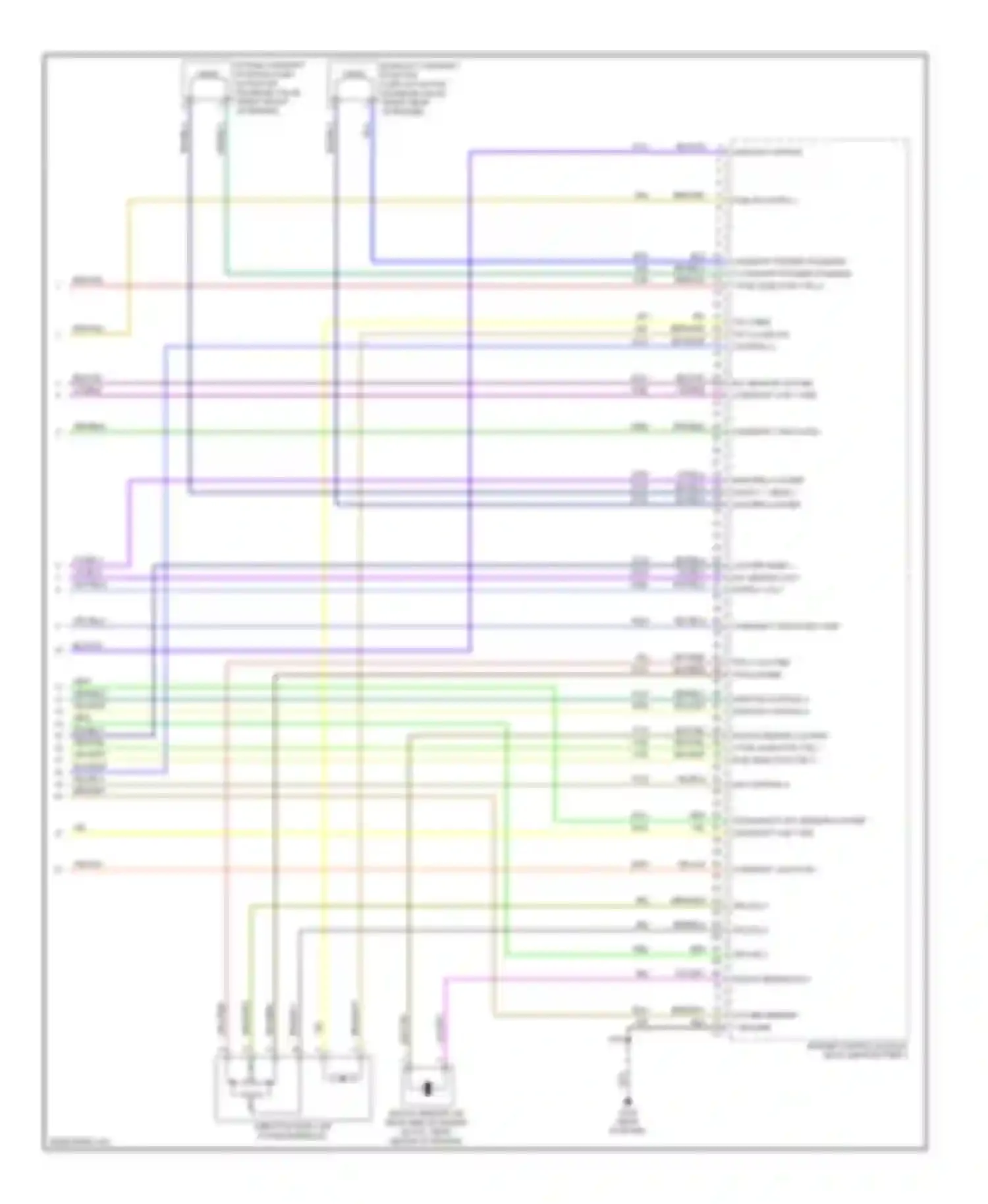 Wiring diagram knock sensor low ref 1 fuel injector ctrl 1 fuel injector ctrl 3 for Chevrolet Spark M300 (2009-2016)