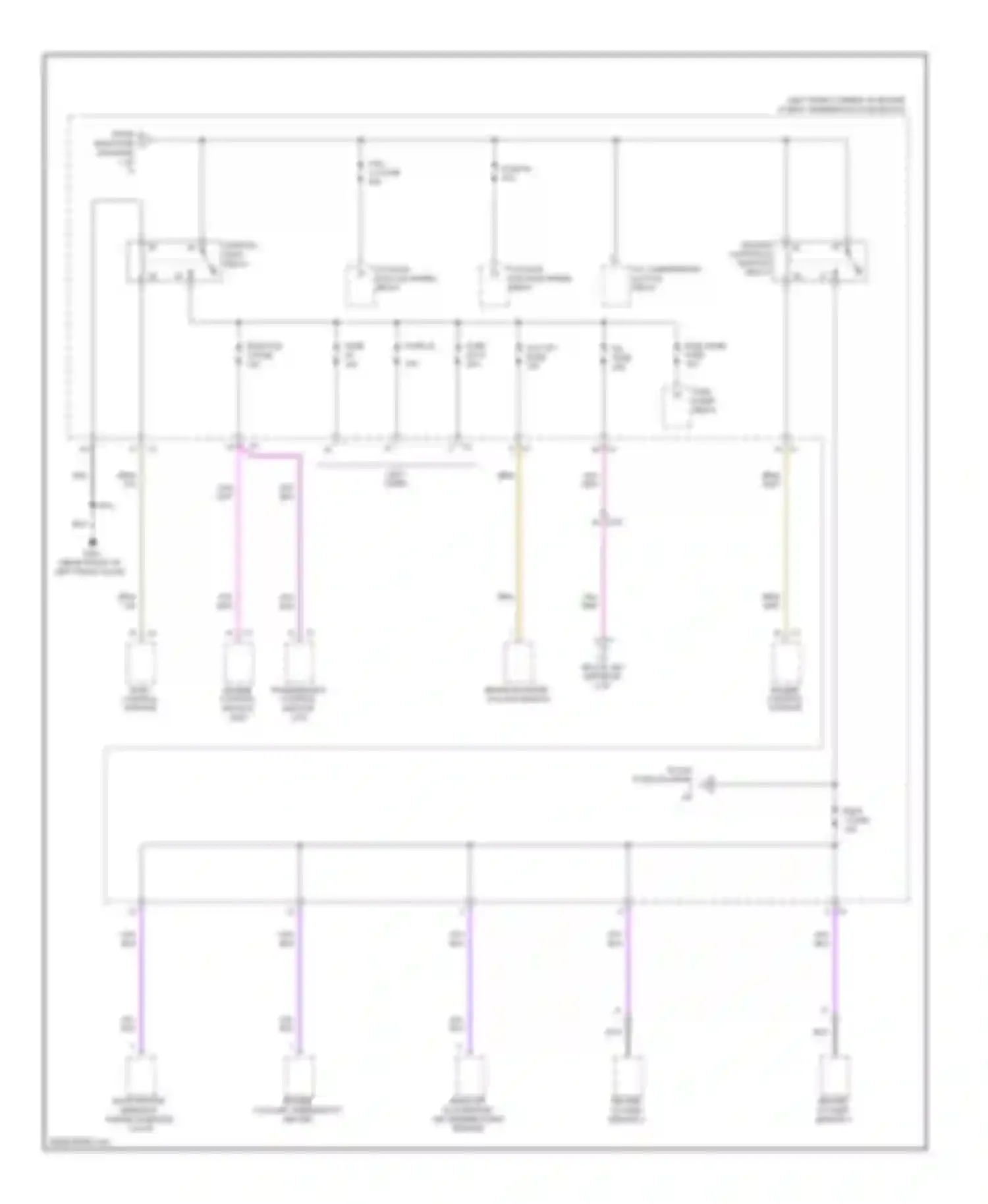 Wiring diagram engine control module for Chevrolet Spark M300 (2009-2016)