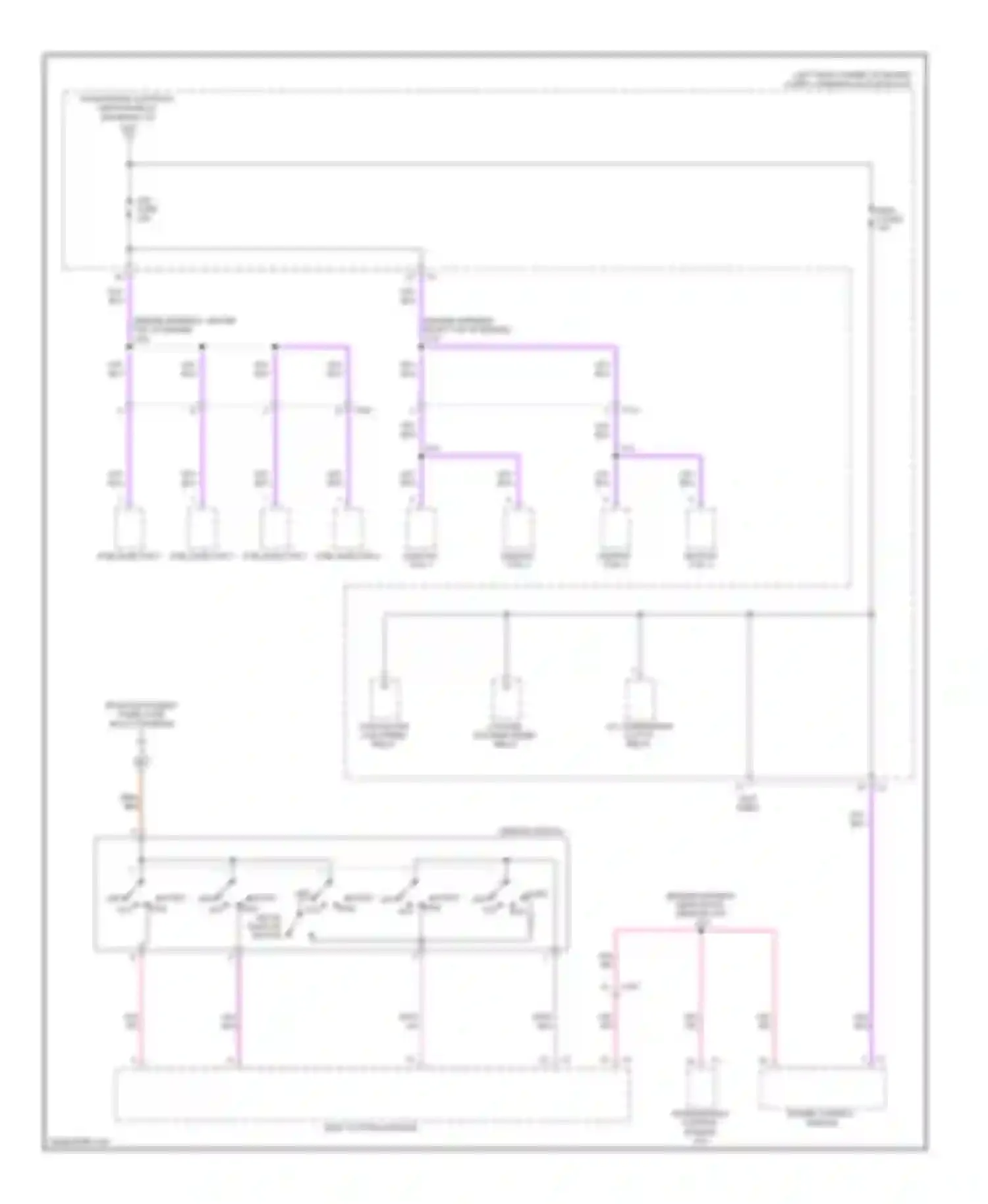 Wiring diagram engine control module for Chevrolet Spark M300 (2009-2016)
