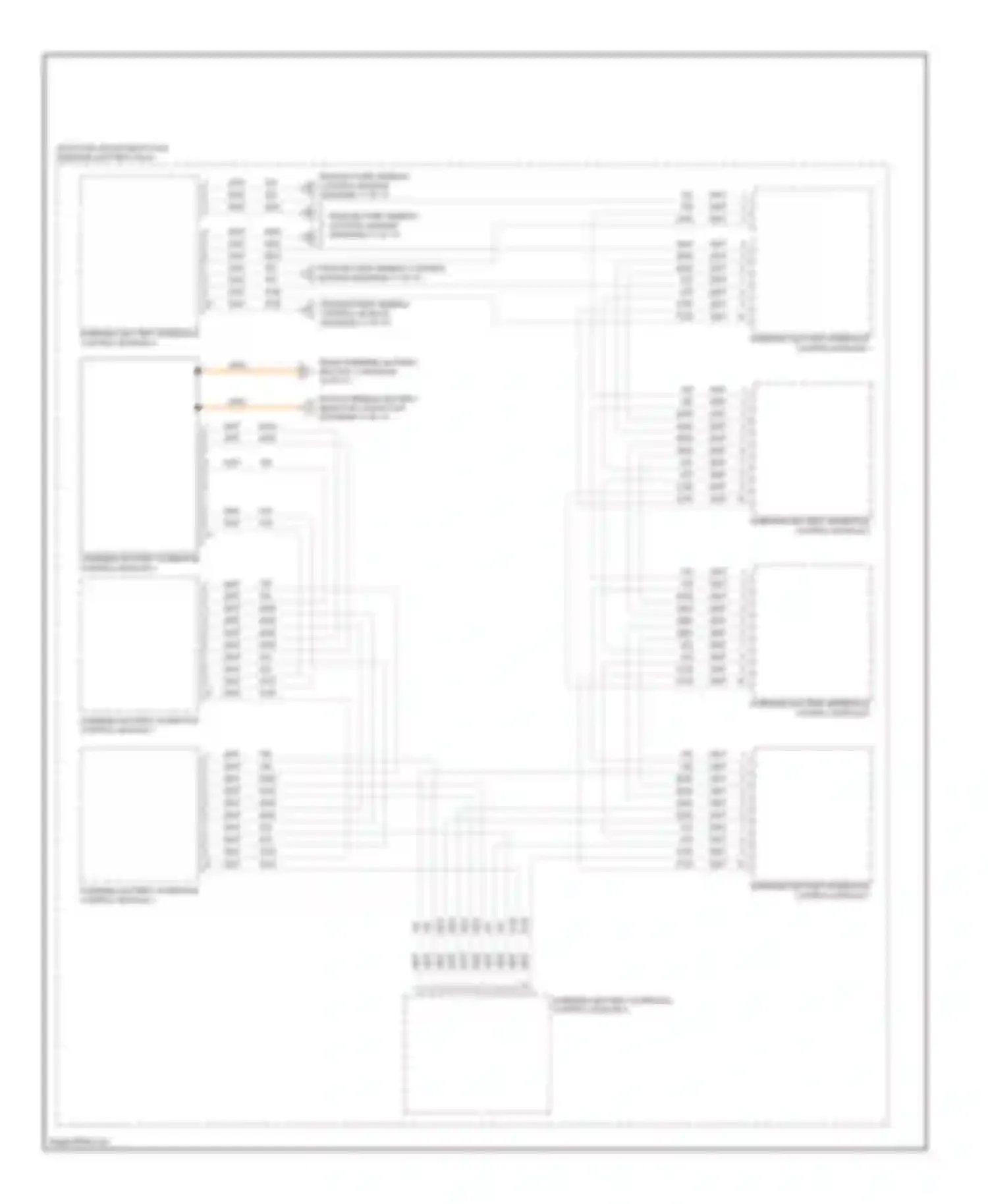 Wiring diagram hybrid/ev battery interface control module 6 for Chevrolet Spark M300 (2009-2016)