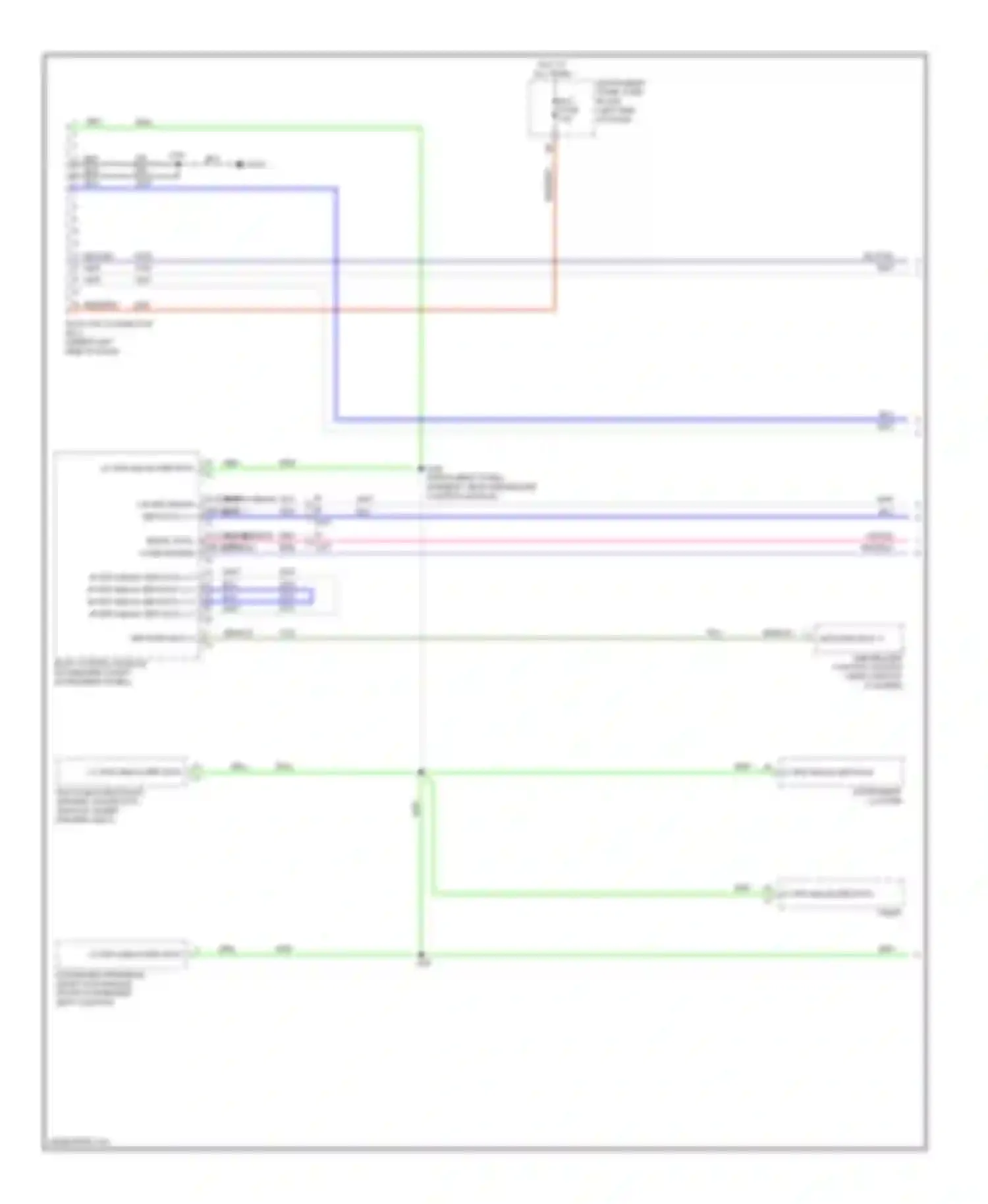 Wiring diagram network bus 11 for Chevrolet Spark M300 (2009-2016) (1 of 2)