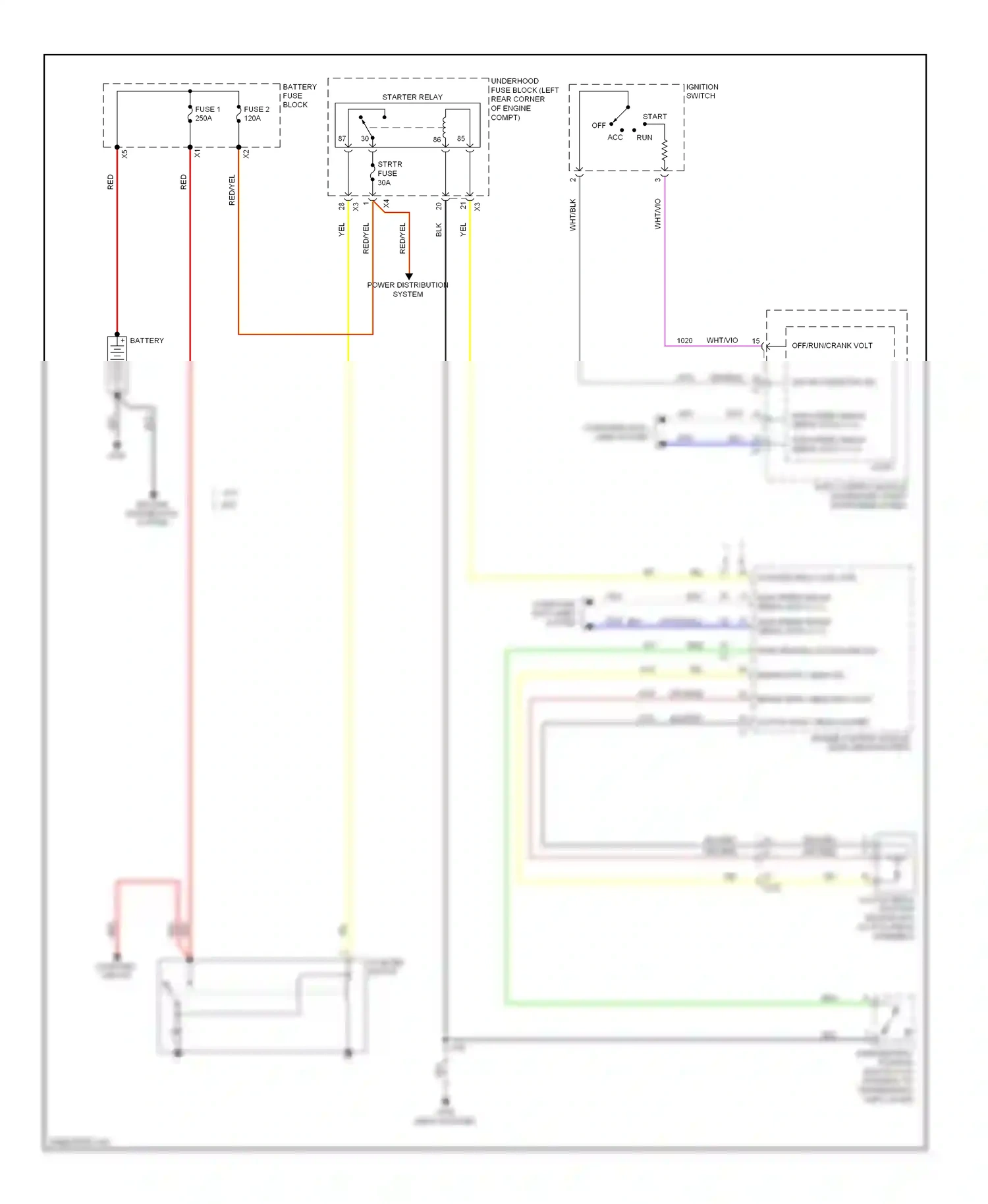 Chevrolet Spark M300 (2009-2016) off/run/crank volt wiring diagram  (1 of 3)