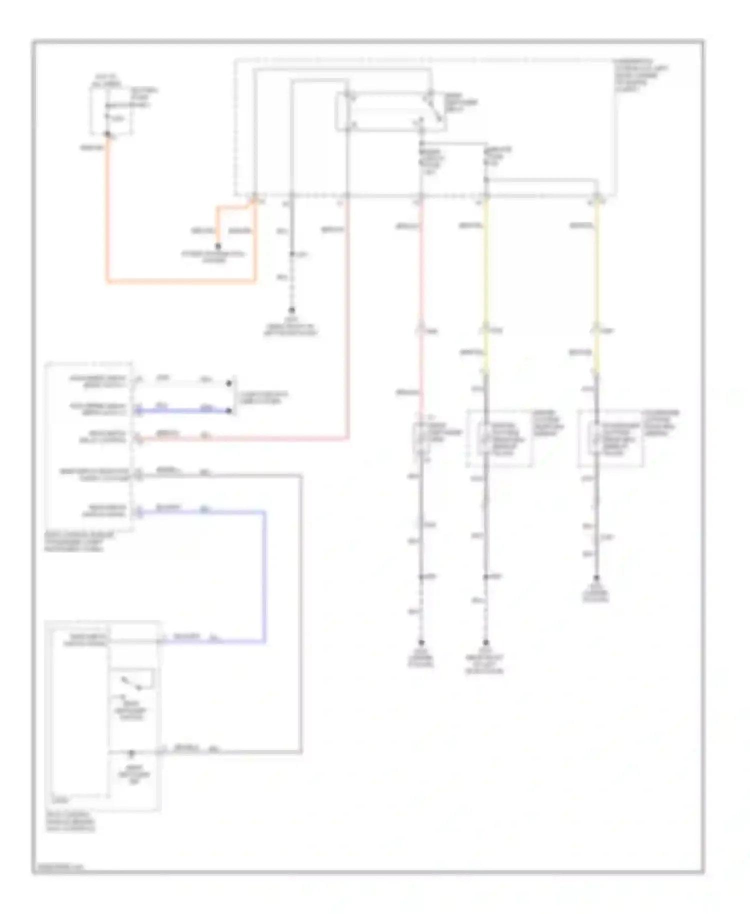 Wiring diagram rear defog switch signal for Chevrolet Spark M300 (2009-2016)