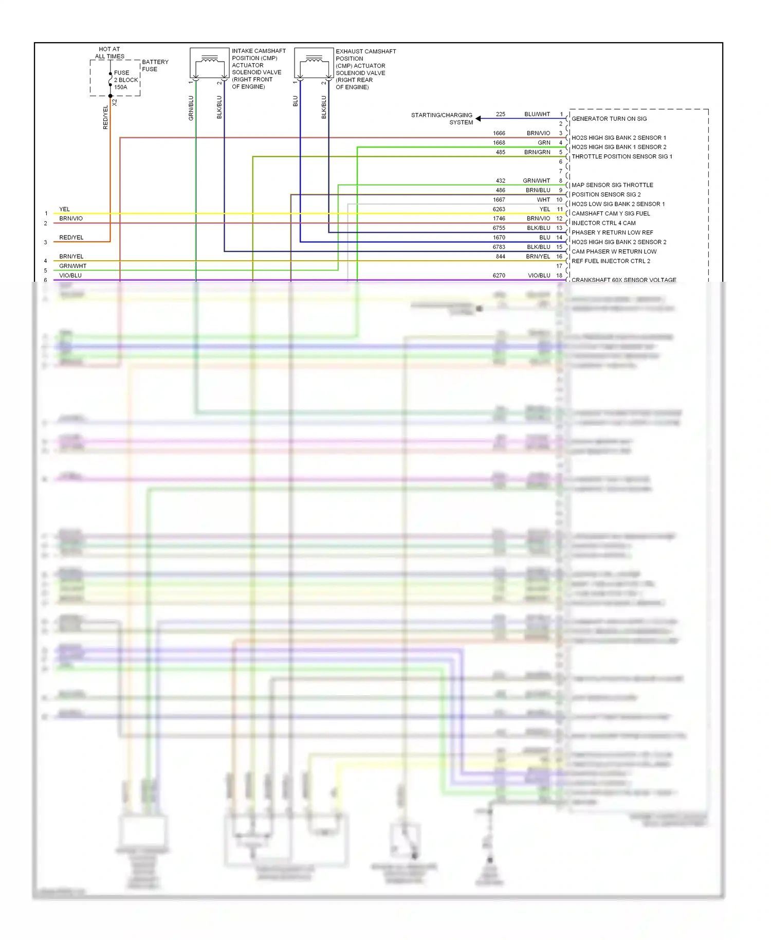 Wiring diagram vio/blu for Chevrolet Spark M300 (2009-2016) (19 of 19)