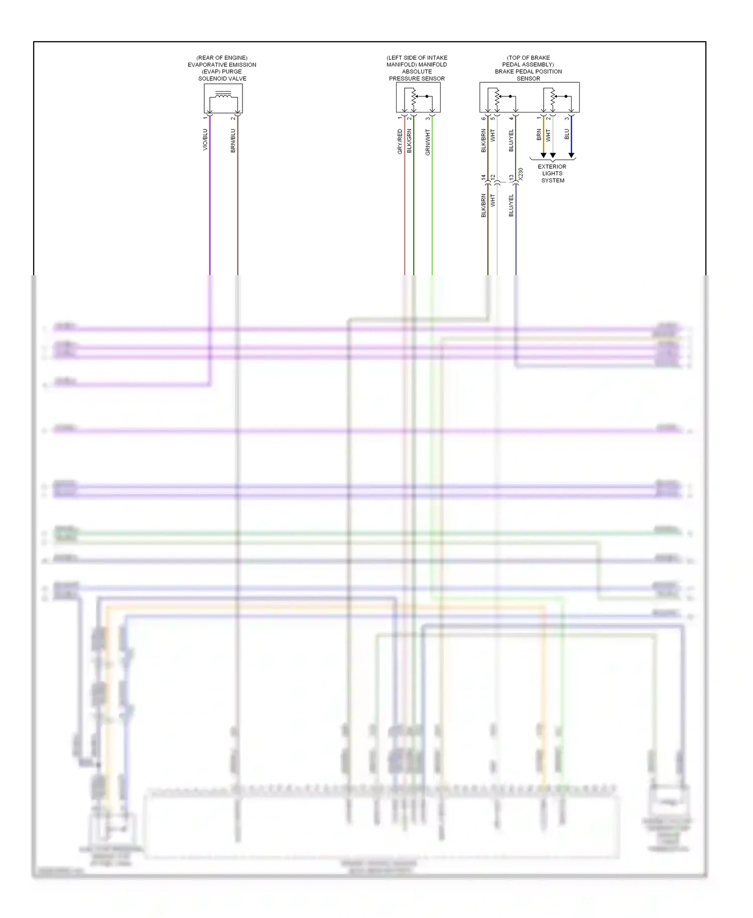 Wiring diagram vio/blu for Chevrolet Spark M300 (2009-2016) (13 of 19)