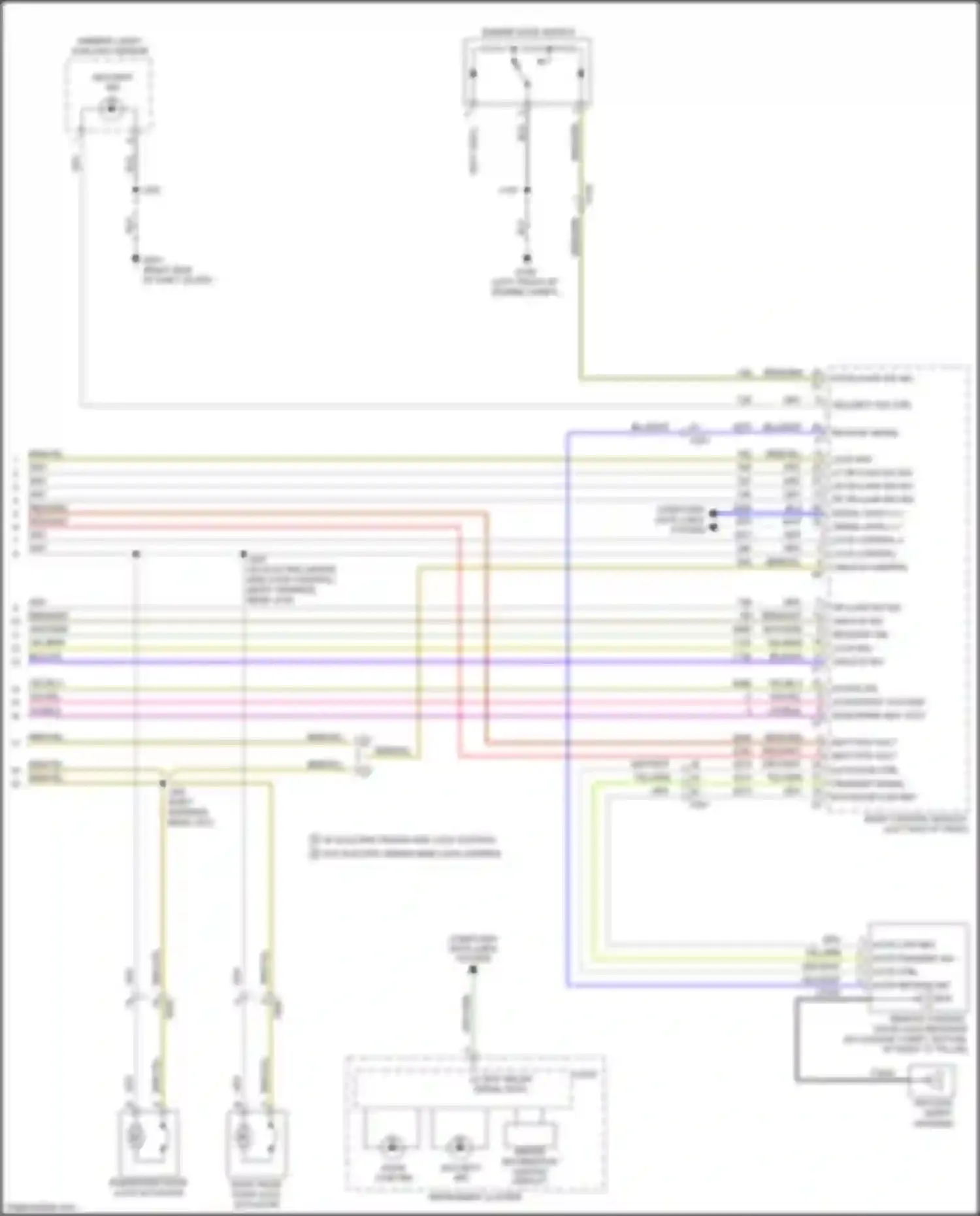 Wiring diagram actuator ctrl for Chevrolet Spark M400 facelift (2018-2024) (1 of 2)