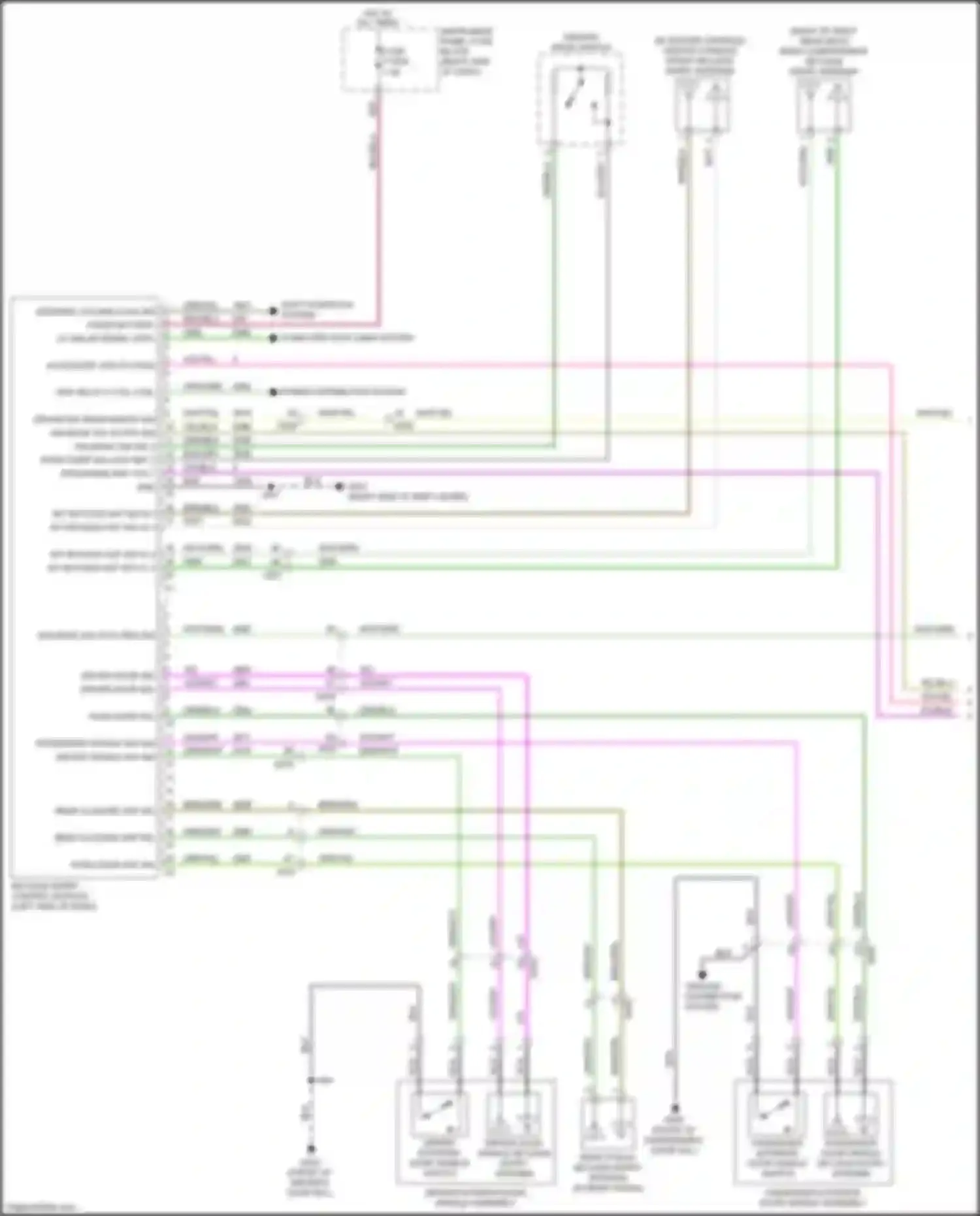 Wiring diagram fused battery for Chevrolet Spark M400 facelift (2018-2024) (1 of 4)