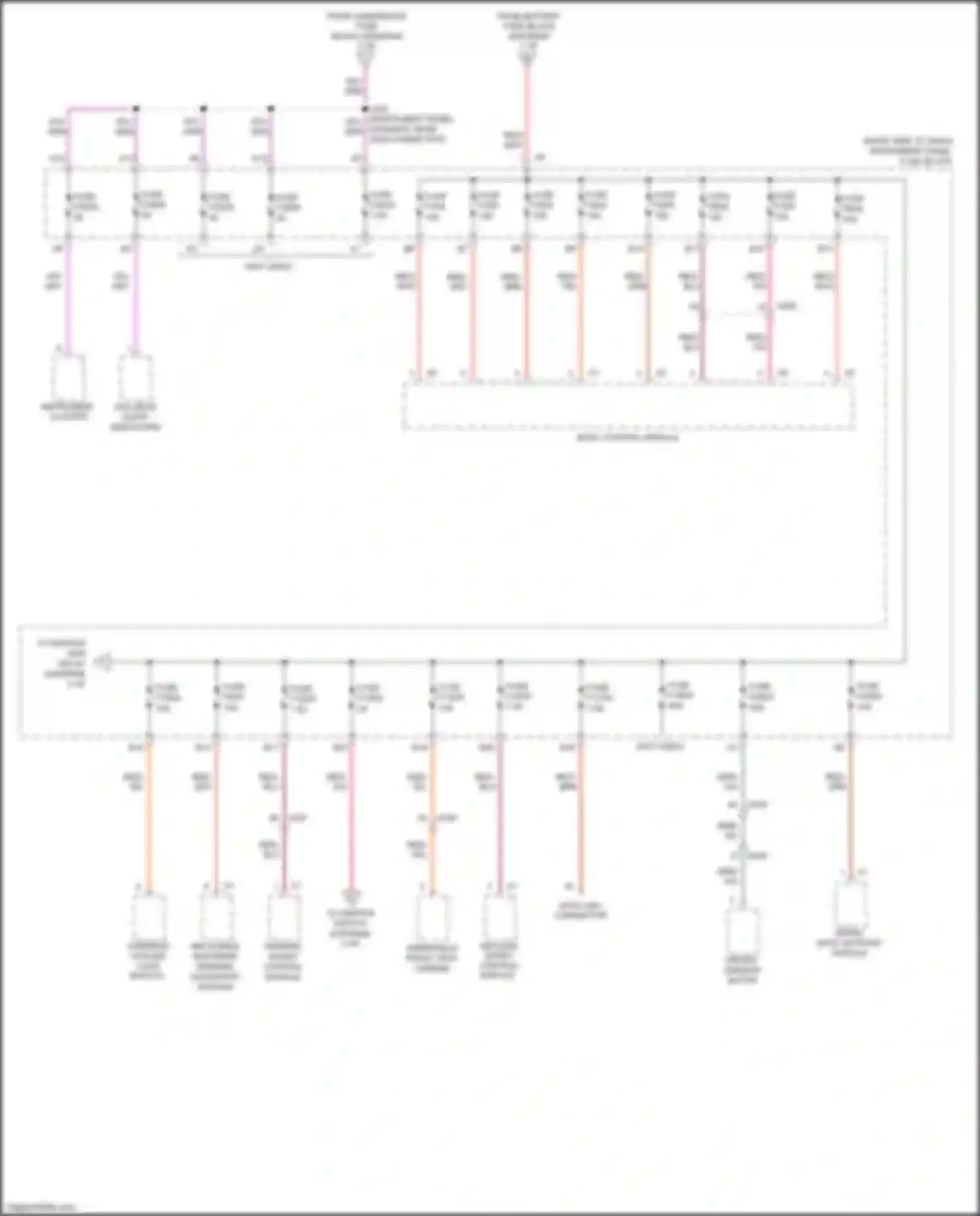Wiring diagram inflatable restraint sensing, diagnostic module for Chevrolet Spark M400 facelift (2018-2024) (3 of 6)
