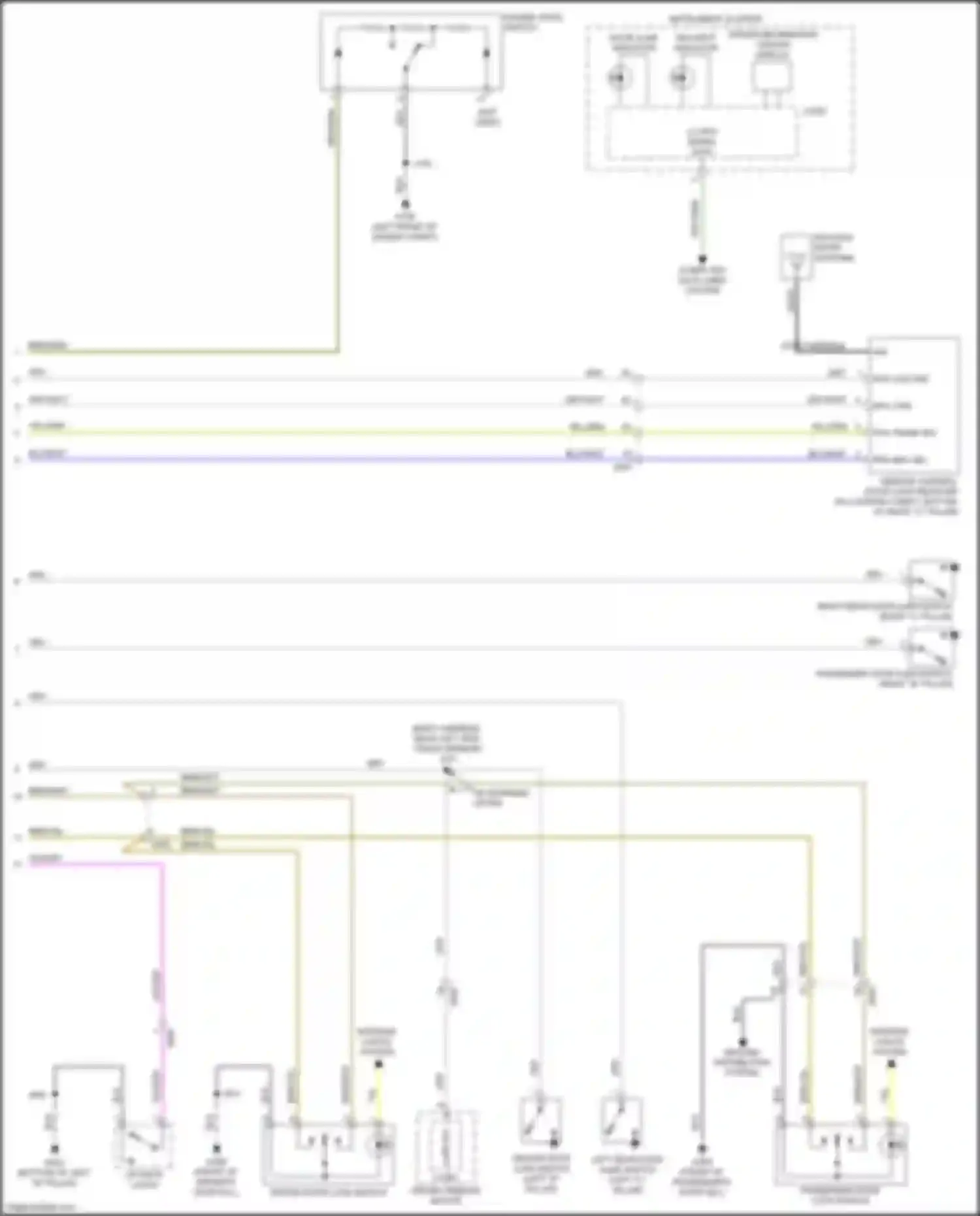 Wiring diagram liftgate latch for Chevrolet Spark M400 facelift (2018-2024) (1 of 5)