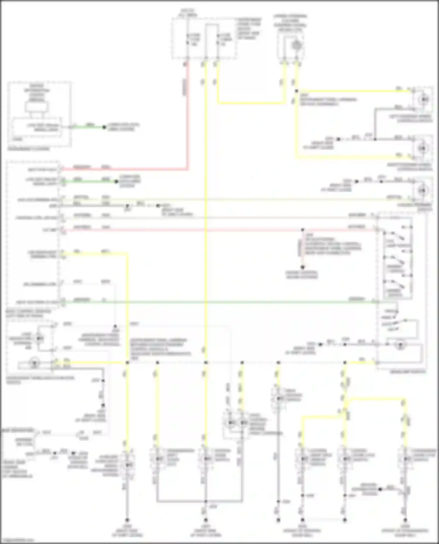 Wiring diagram low spd gmlan serial data for Chevrolet Spark M400 facelift (2018-2024) (3 of 5)