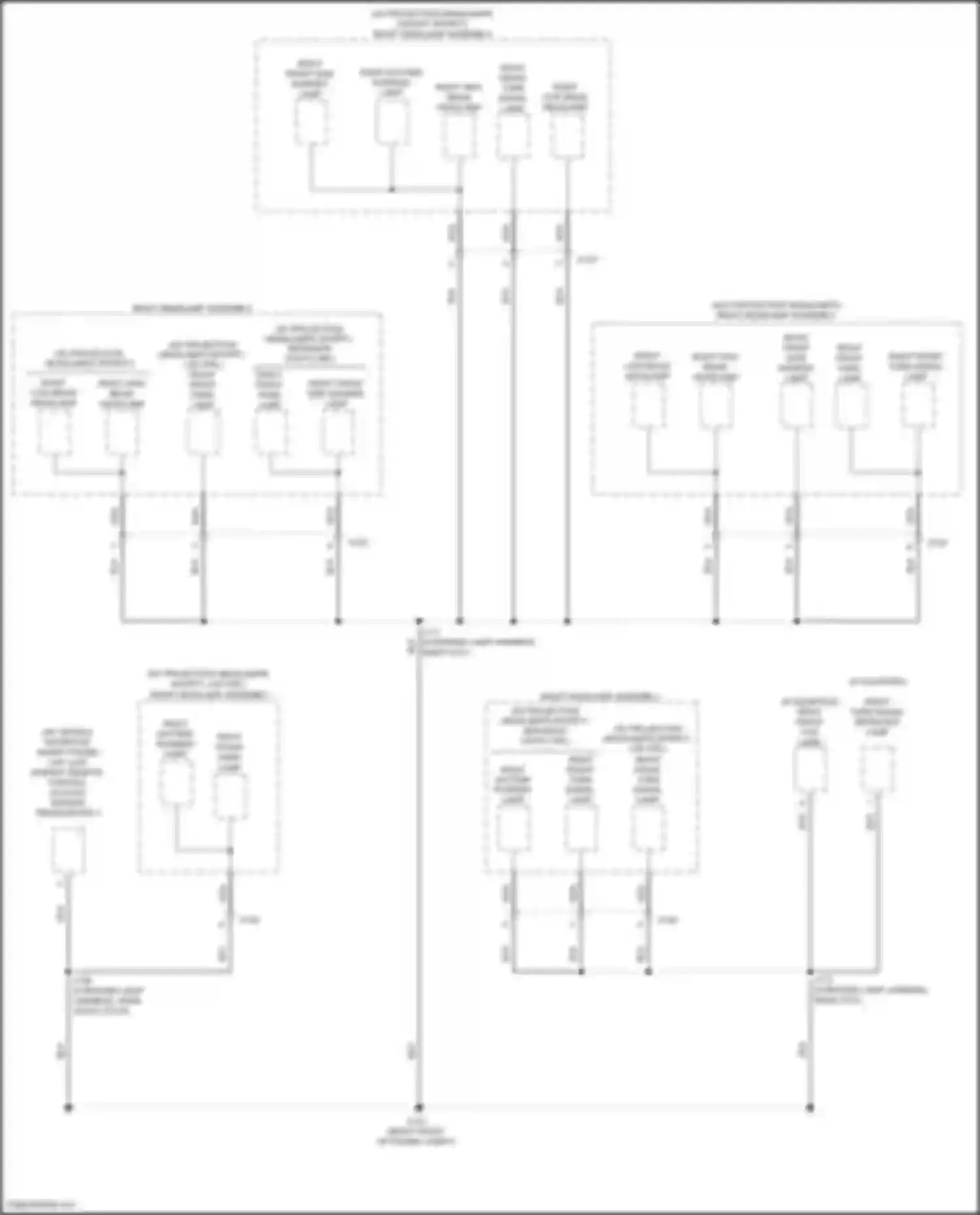 Wiring diagram right front fog lamp for Chevrolet Spark M400 facelift (2018-2024) (1 of 2)