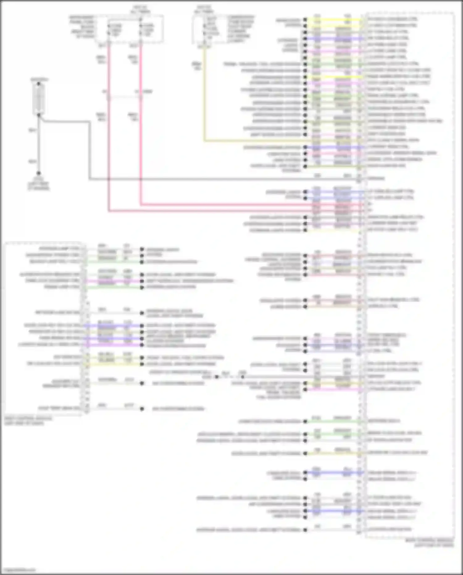 Wiring diagram starting/charging system for Chevrolet Spark M400 facelift (2018-2024) (1 of 2)
