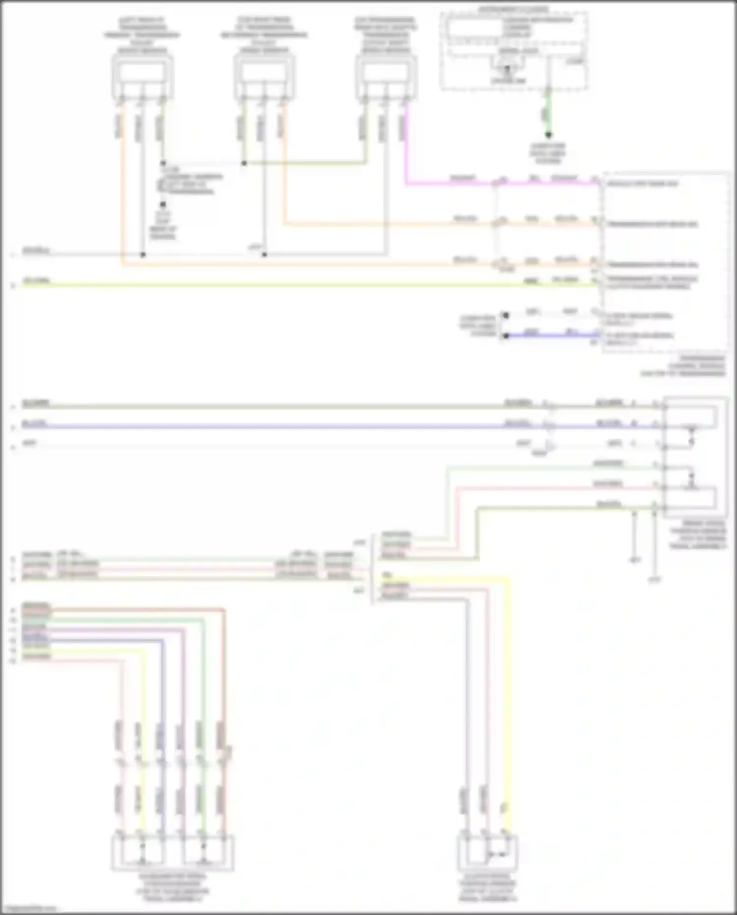 Wiring diagram transmission output shaft speed sensor for Chevrolet Spark M400 facelift (2018-2024) (1 of 3)