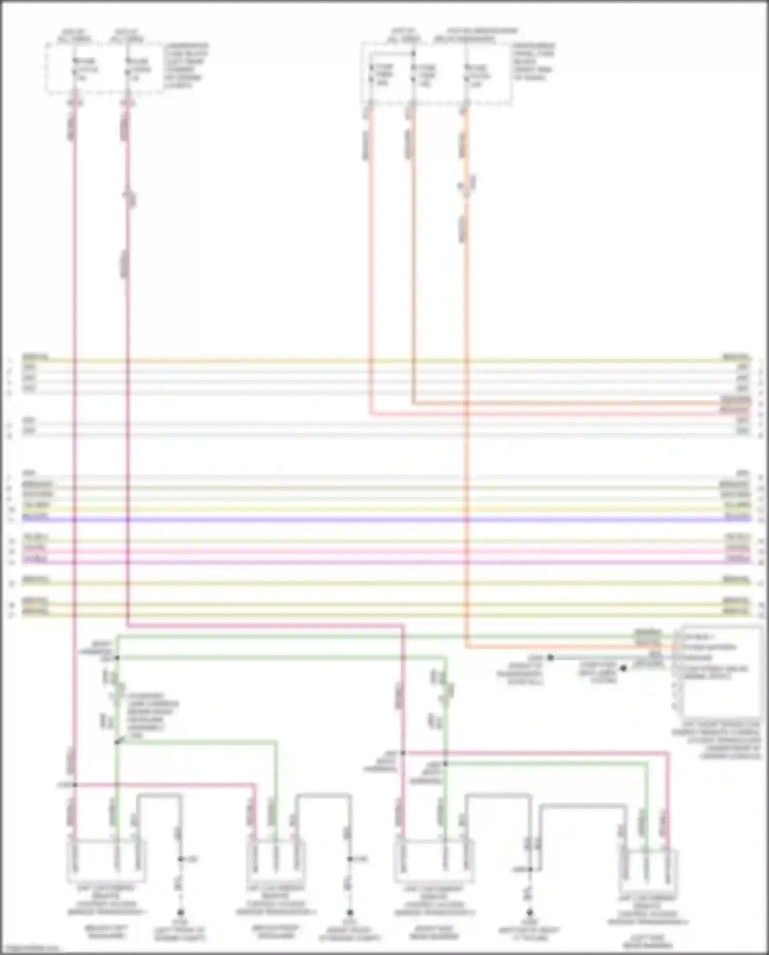 Wiring diagram underhood fuse block for Chevrolet Spark M400 facelift (2018-2024) (6 of 30)