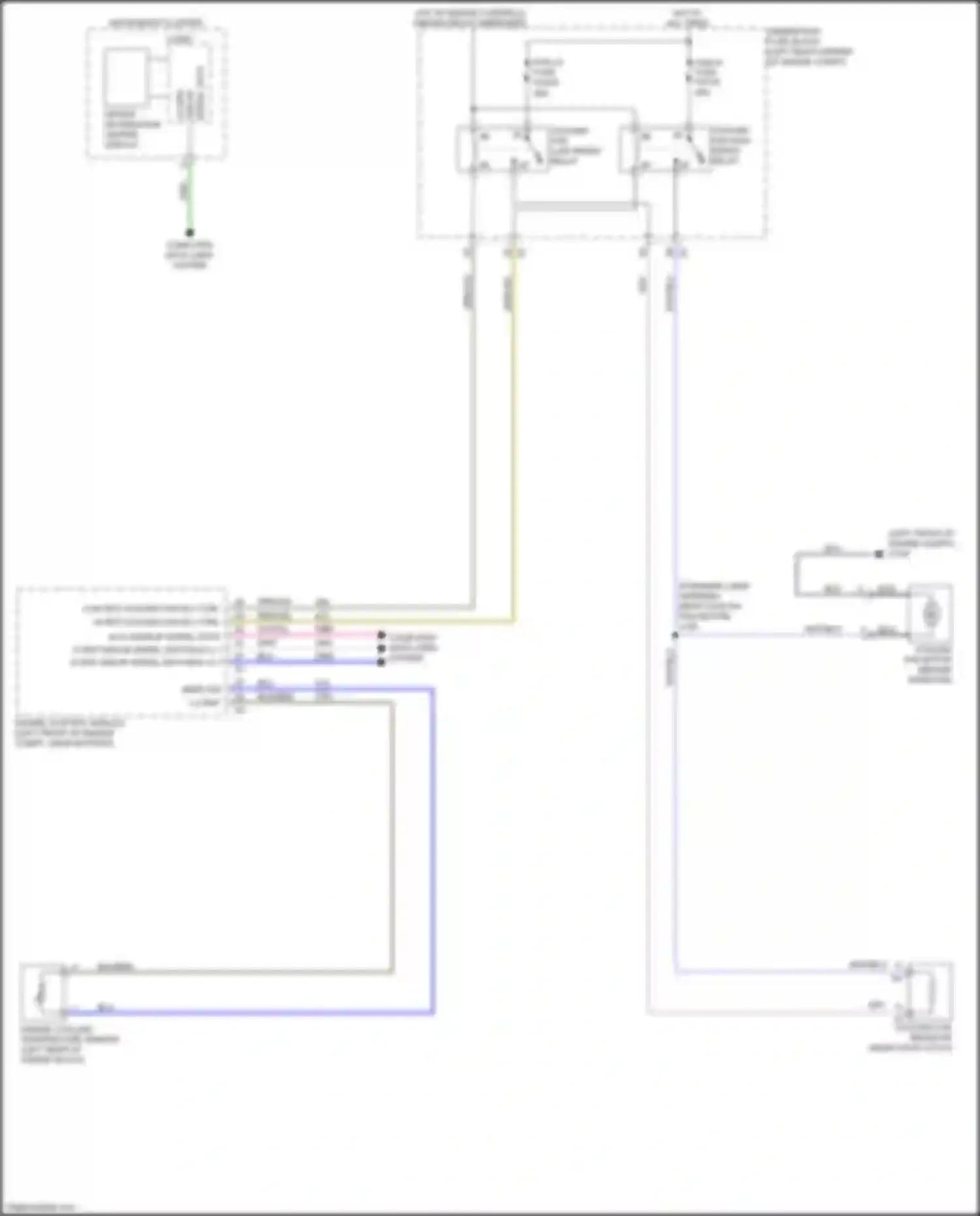 Wiring diagram underhood fuse block for Chevrolet Spark M400 facelift (2018-2024) (1 of 30)