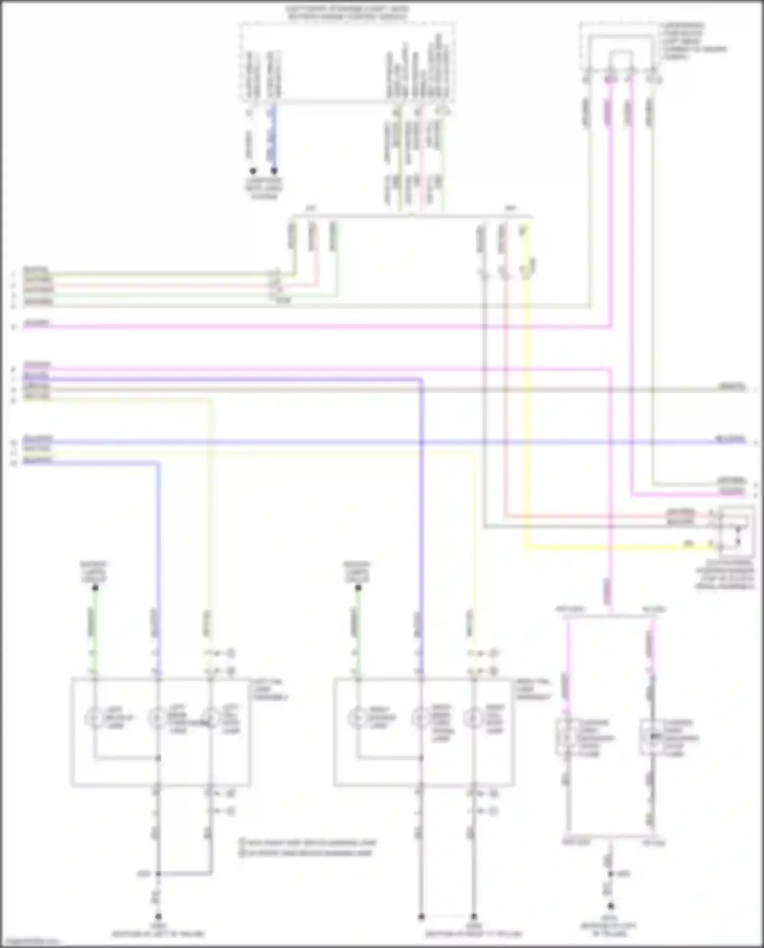 Wiring diagram underhood fuse block for Chevrolet Spark M400 facelift (2018-2024) (23 of 30)