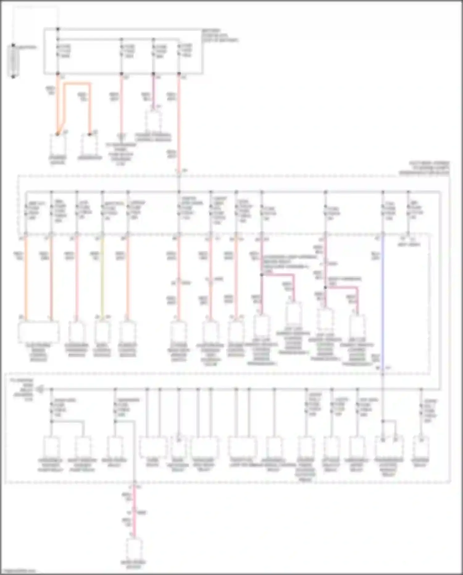 Wiring diagram windshield wiper relay for Chevrolet Spark M400 facelift (2018-2024) (2 of 3)