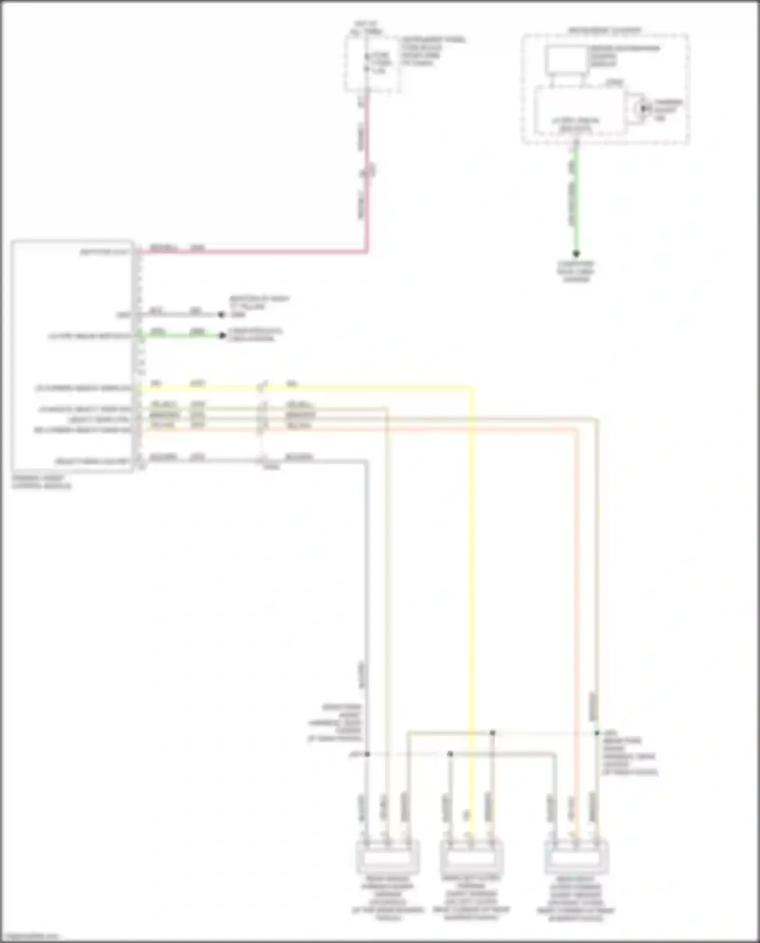 Wiring diagram yel/vio for Chevrolet Spark M400 facelift (2018-2024) (3 of 11)