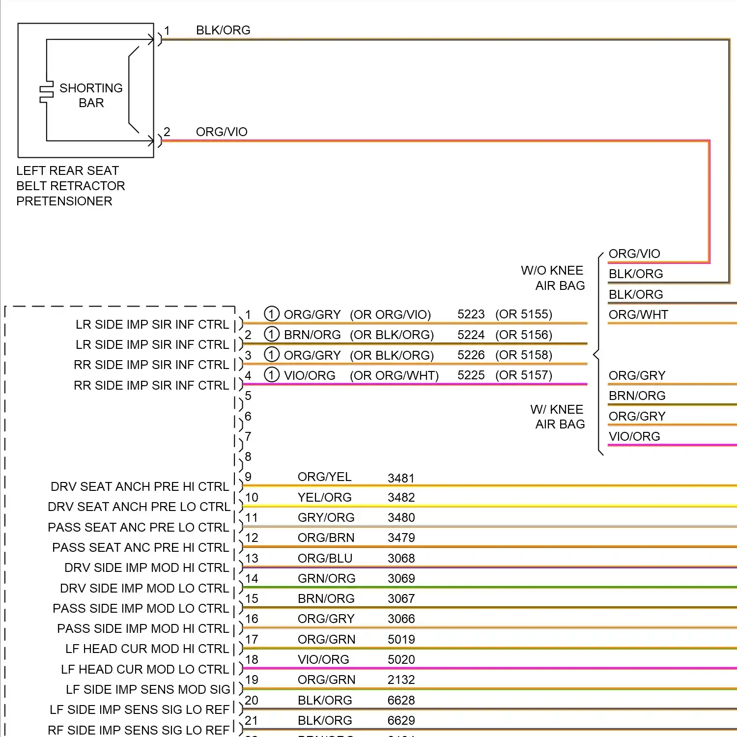 demo - Supplemental restraints circuit (1 of 3) Supplemental restraints circuit (1 of 3)