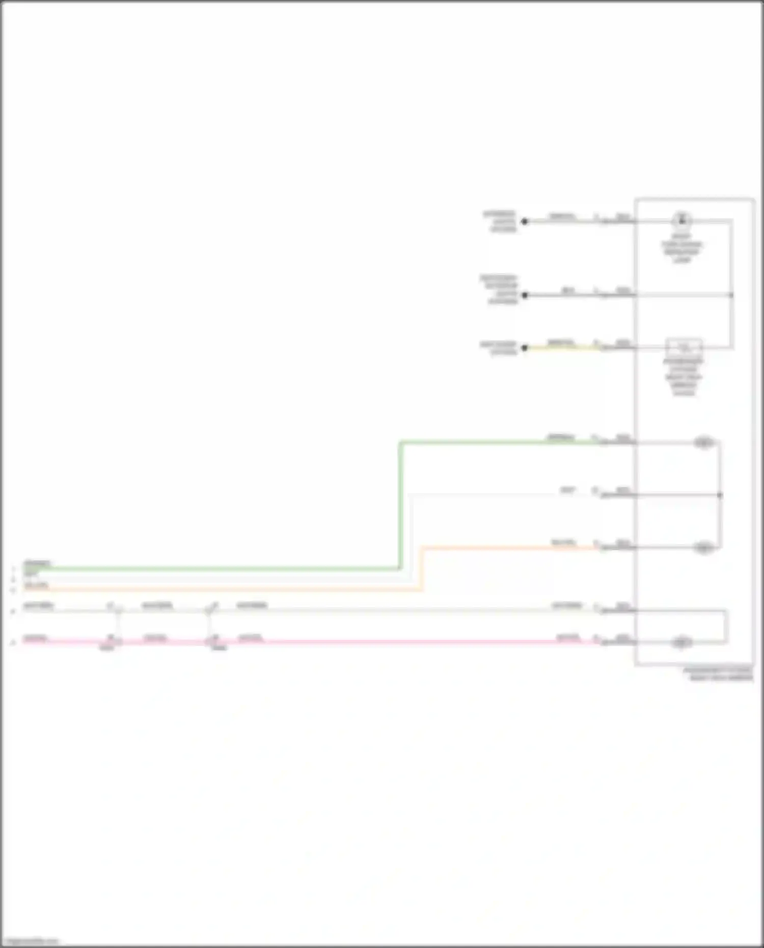 Wiring diagram defogger system for Chevrolet Spark M400 (2015-2024) (5 of 5)