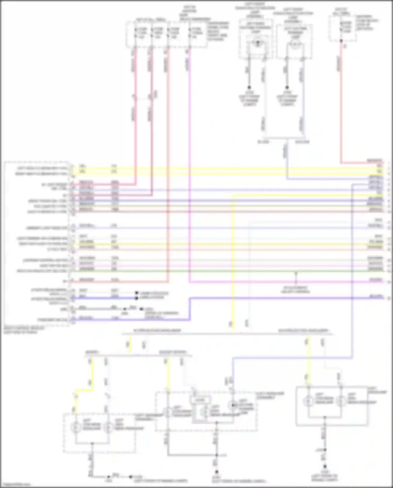 Wiring diagram fog lamp rly ctrl for Chevrolet Spark M400 (2015-2024) (2 of 2)