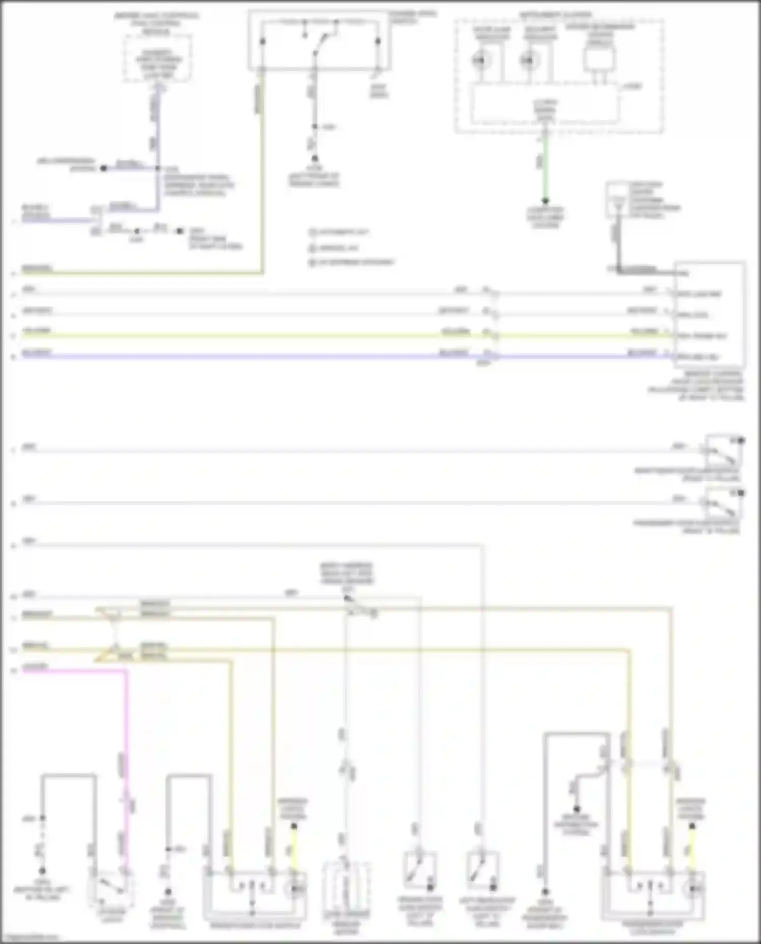 Wiring diagram hvac control module for Chevrolet Spark M400 (2015-2024) (1 of 9)