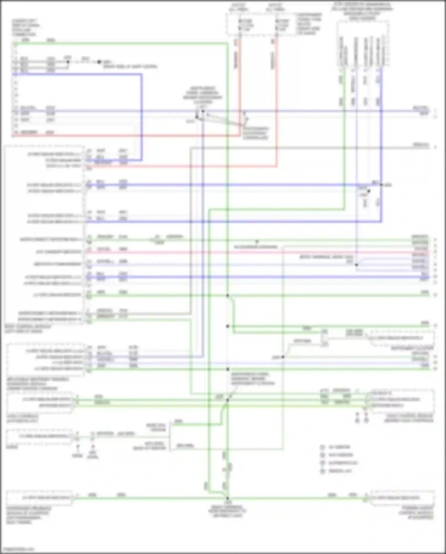Wiring diagram instrument cluster for Chevrolet Spark M400 (2015-2024) (12 of 27)