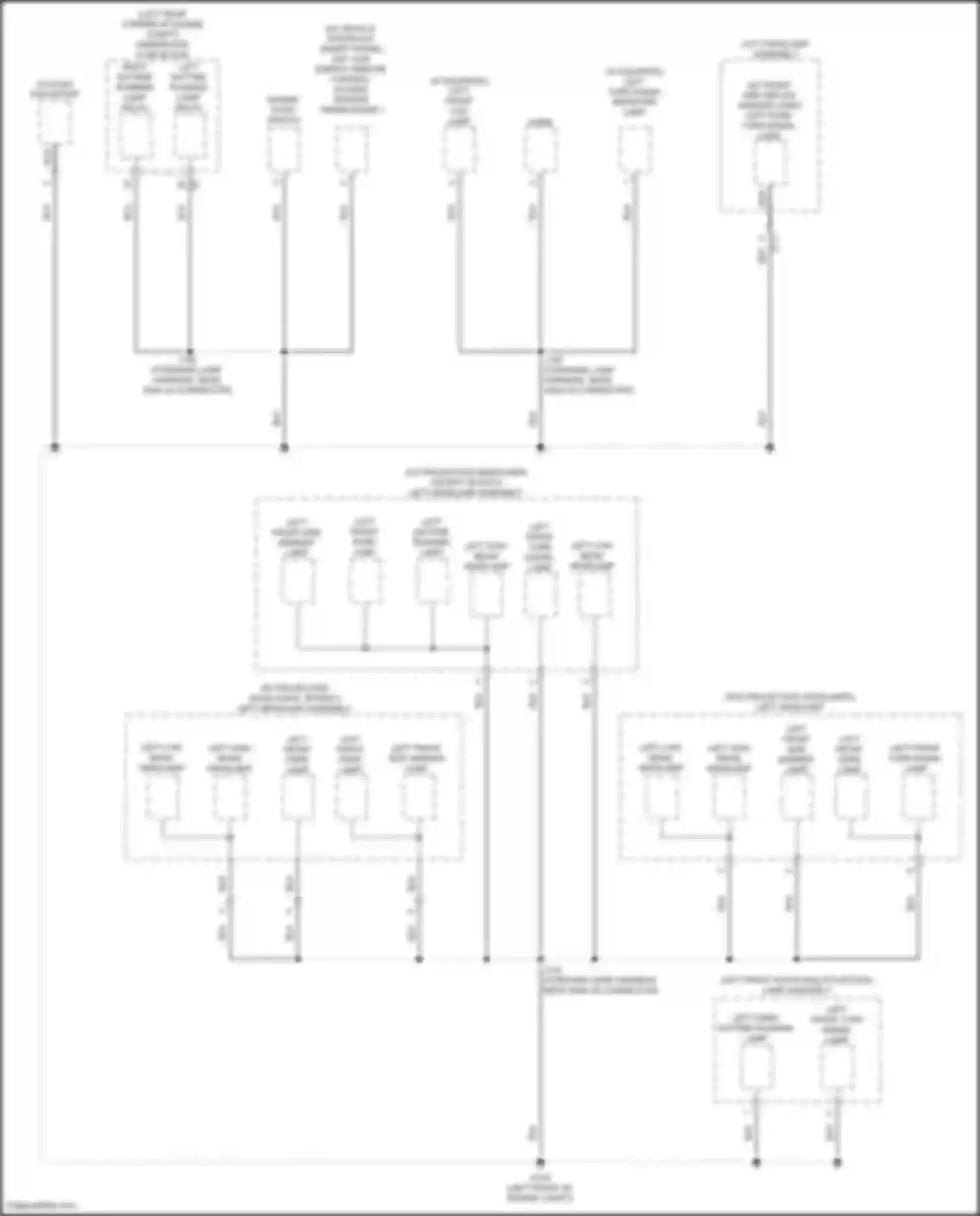 Wiring diagram left front park lamp for Chevrolet Spark M400 (2015-2024) (2 of 2)