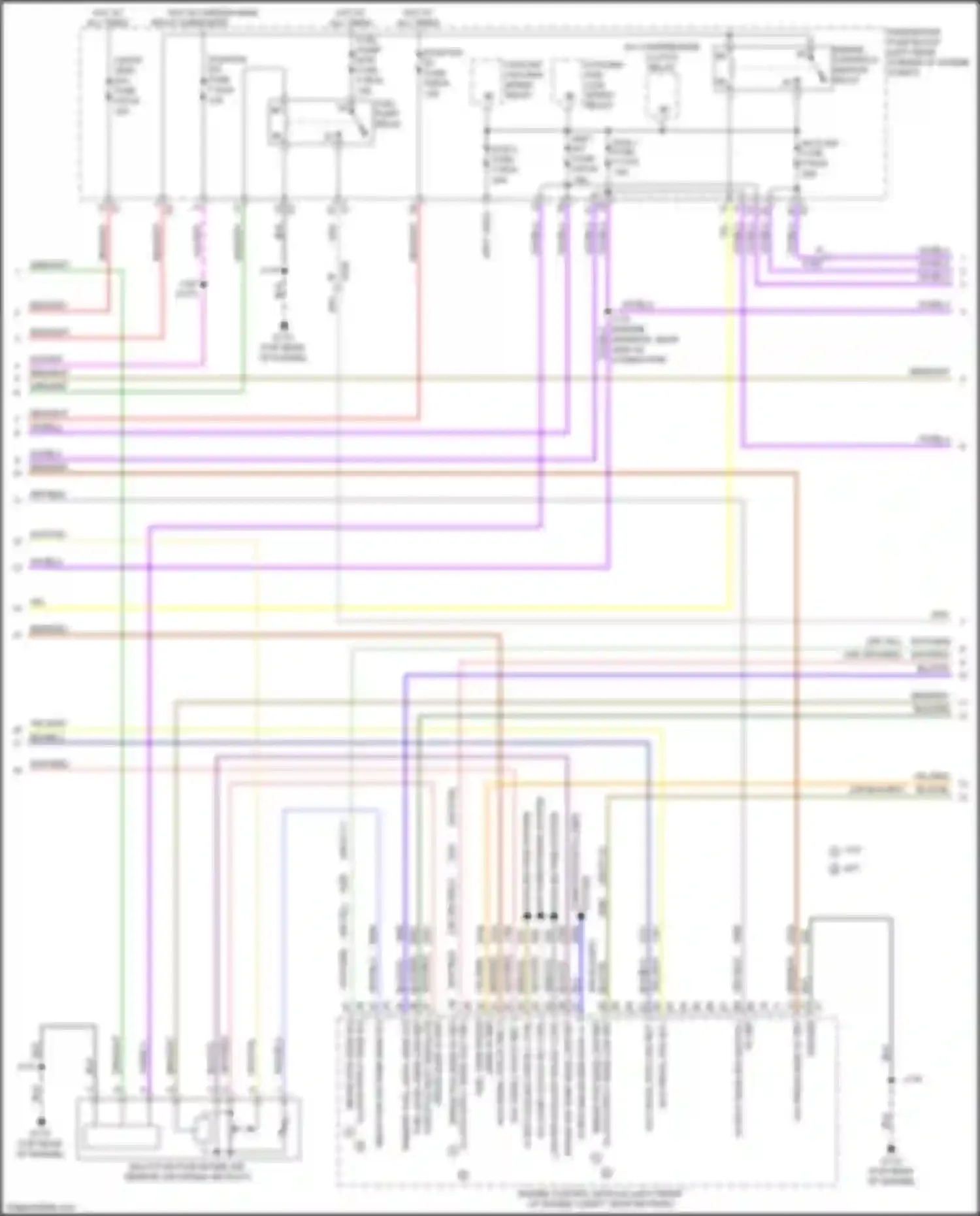 Wiring diagram primary fuel level sens sig for Chevrolet Spark M400 (2015-2024) (2 of 2)