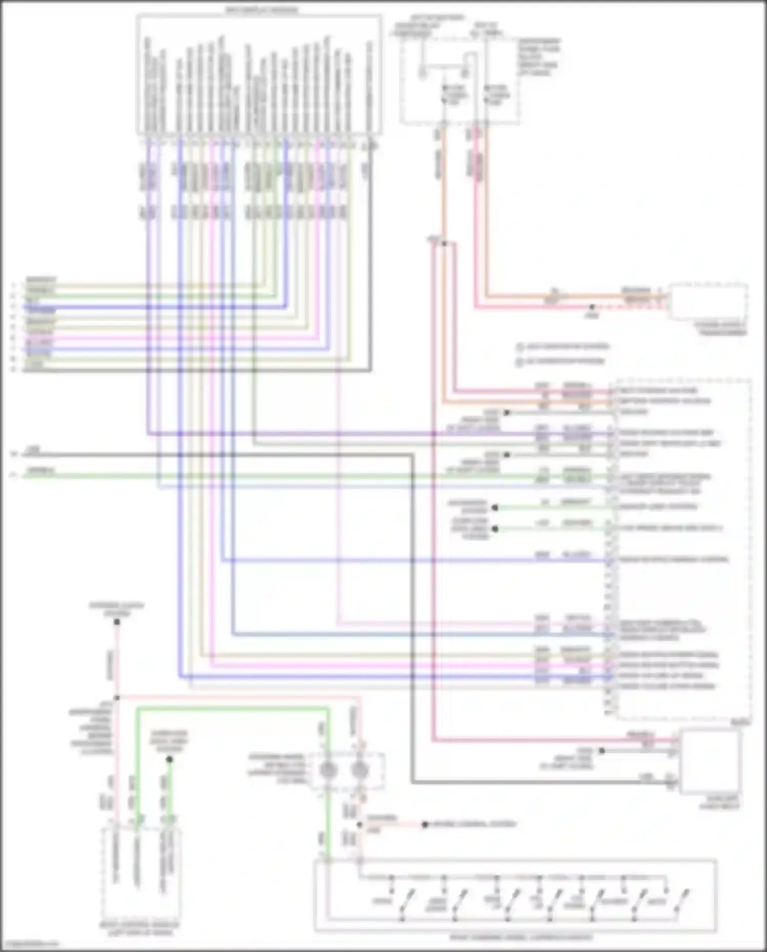 Wiring diagram radio keypad dimming ctrl for Chevrolet Spark M400 (2015-2024) (1 of 1)