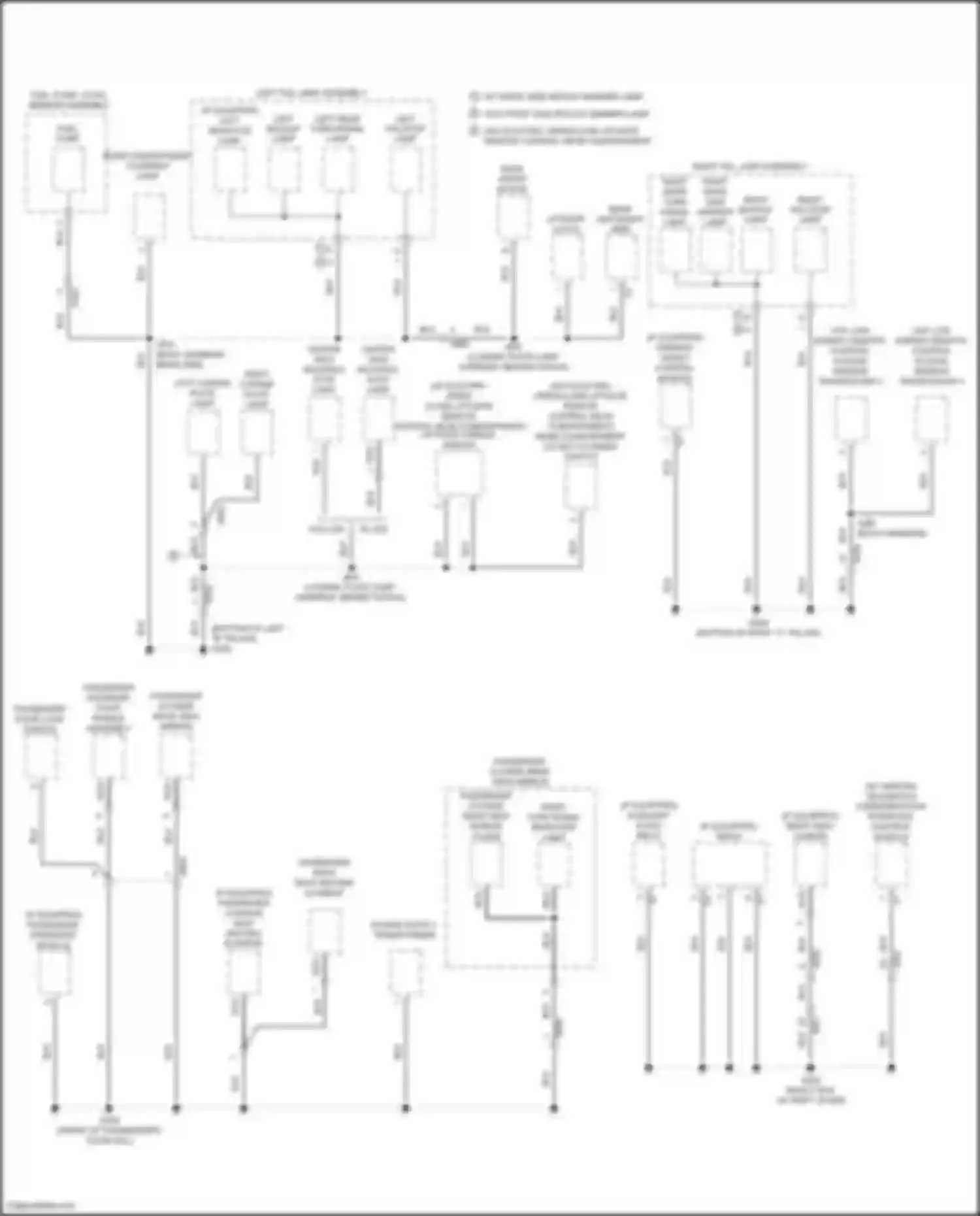 Wiring diagram rear compartment courtesy lamp for Chevrolet Spark M400 (2015-2024) (2 of 2)