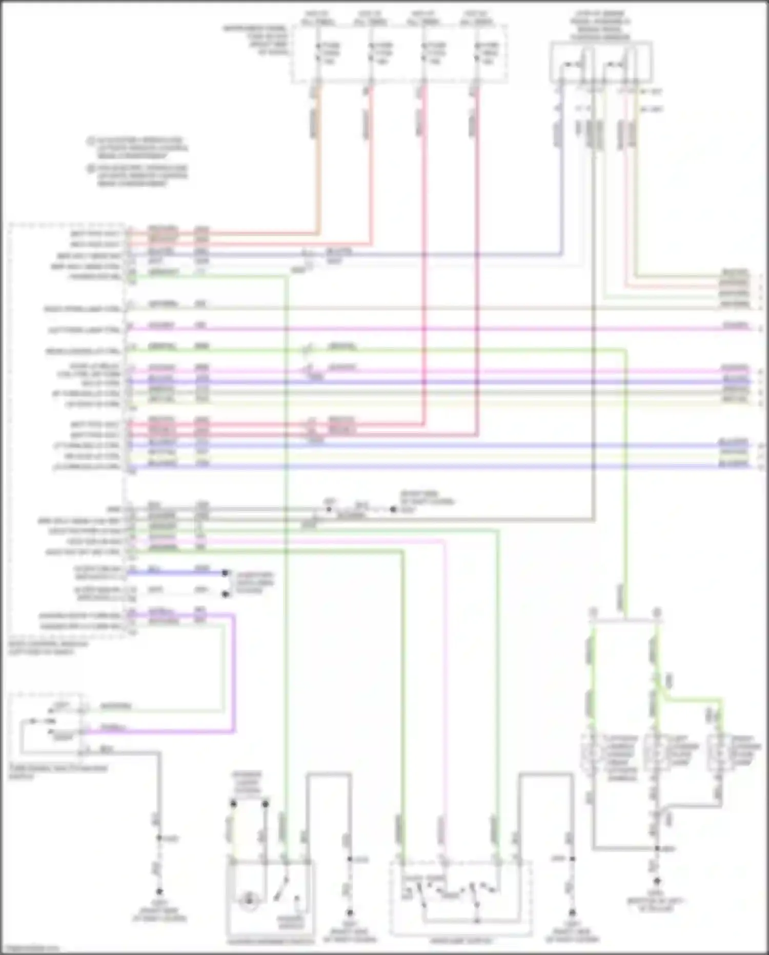 Wiring diagram rear license lp ctrl for Chevrolet Spark M400 (2015-2024) (1 of 1)
