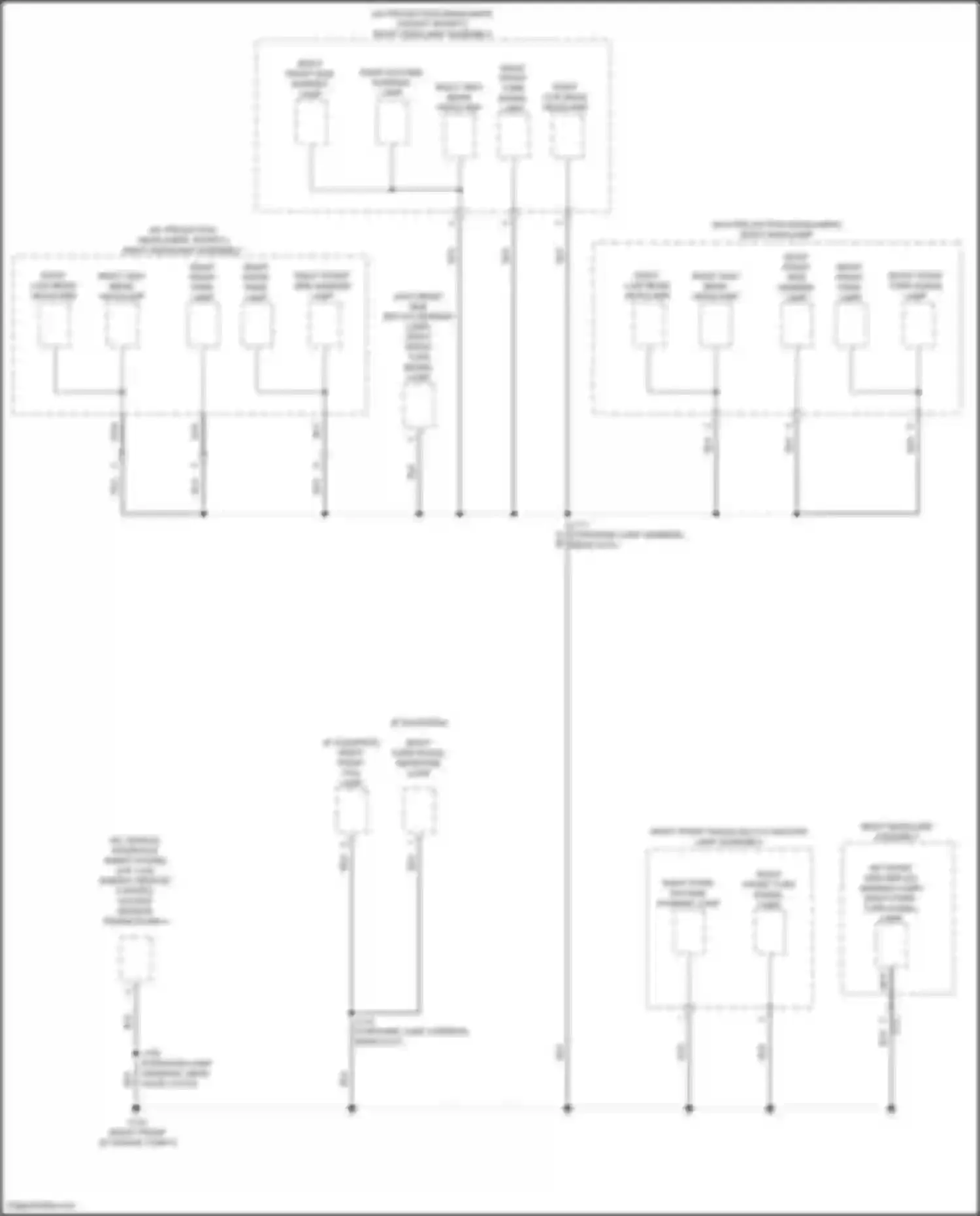 Wiring diagram right high beam headlamp for Chevrolet Spark M400 (2015-2024) (1 of 2)