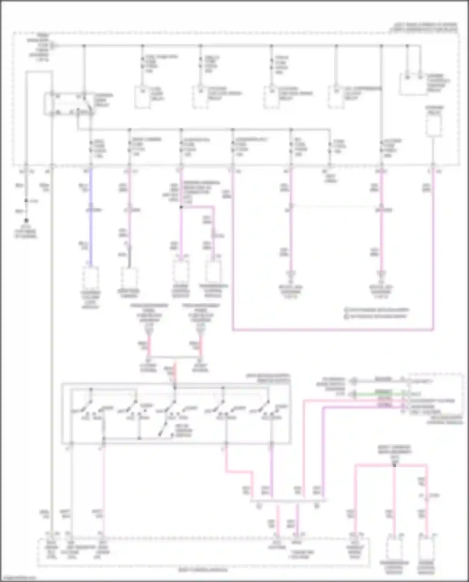 Wiring diagram transmission control module for Chevrolet Spark M400 (2015-2024) (4 of 4)