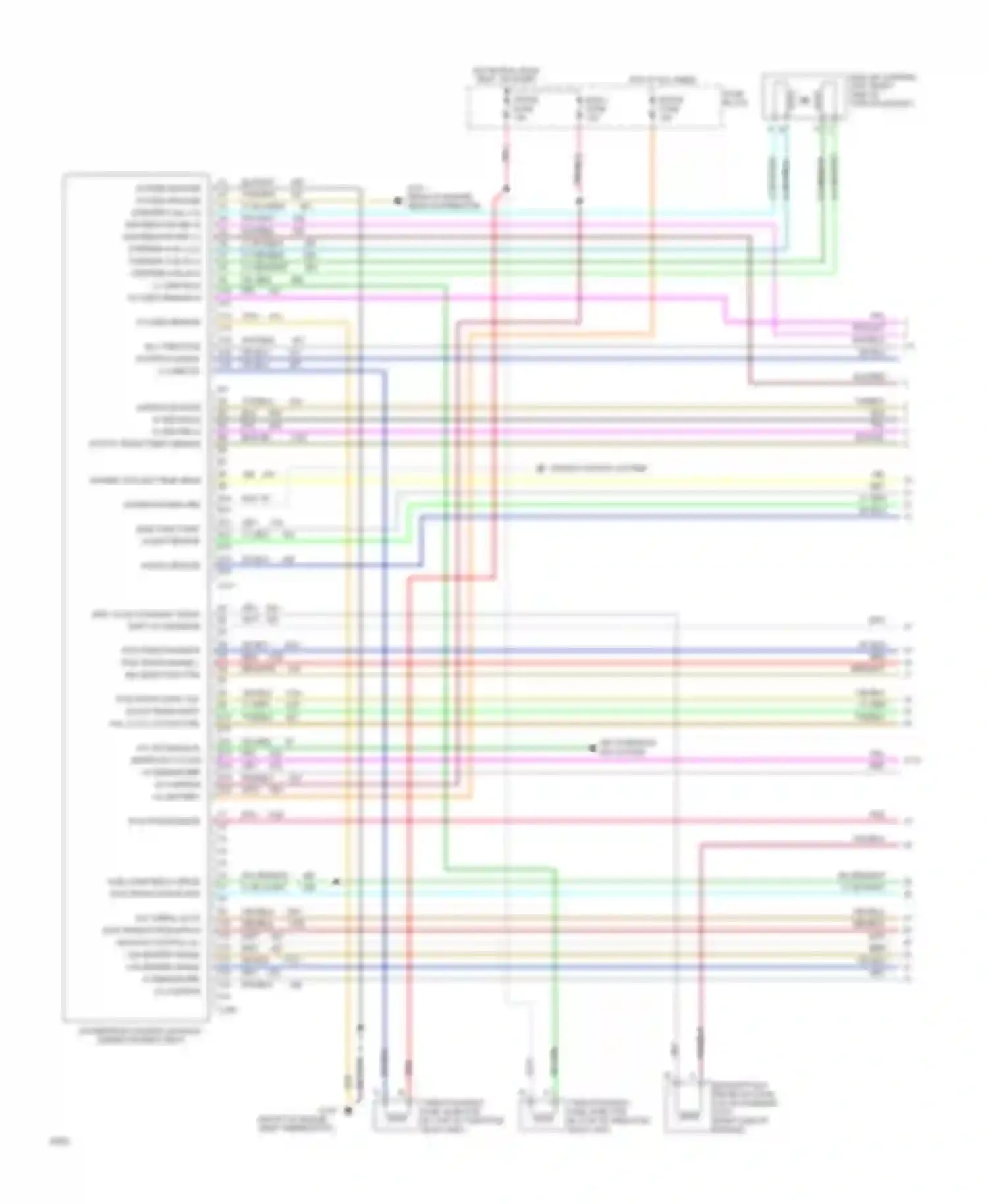 Wiring diagram pcm to trans temp sensor for Chevrolet Sportvan G20  (1985-1995) (1 of 6)