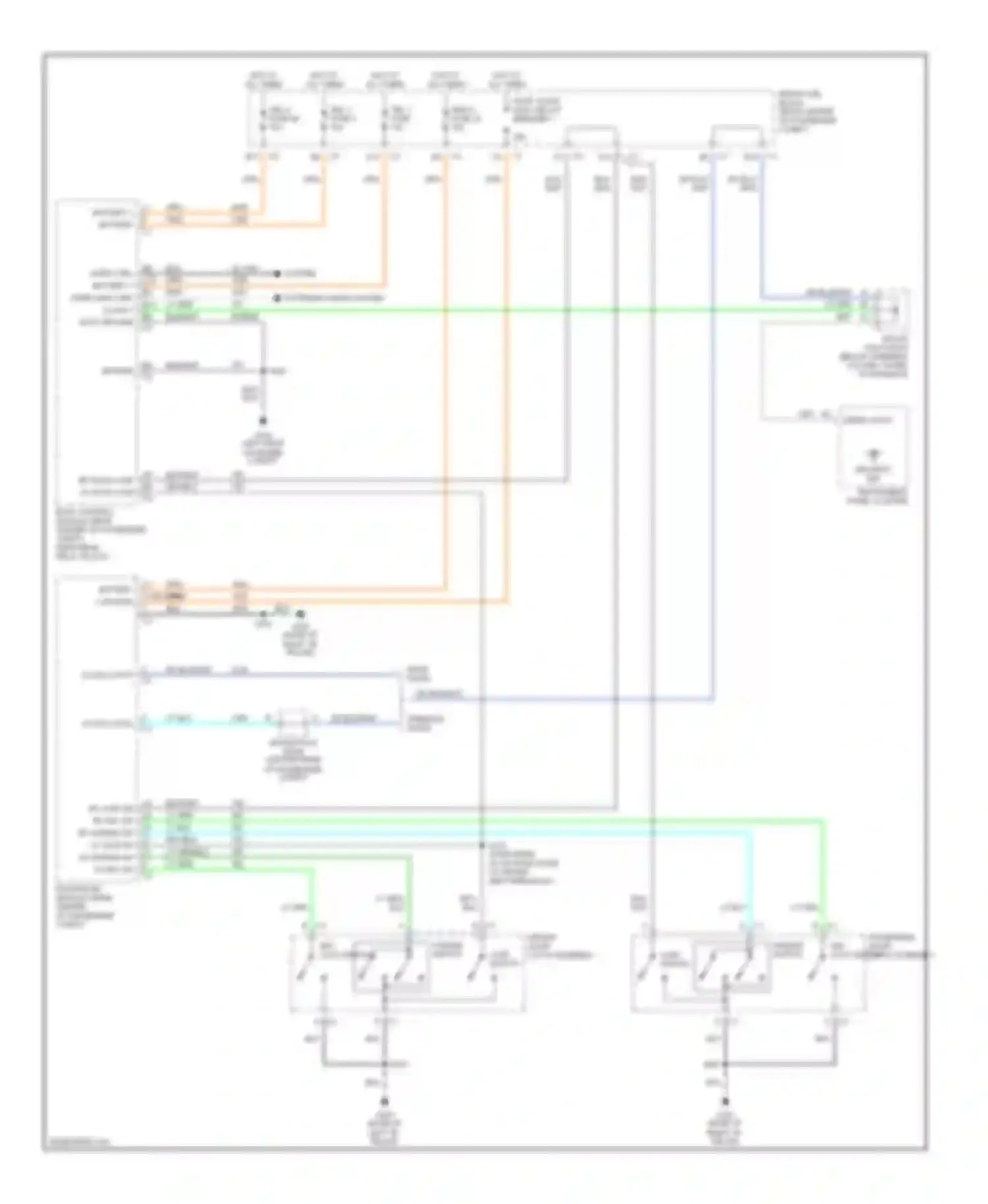 SSR Chevrolet I (2003-2006): Forced entry circuit