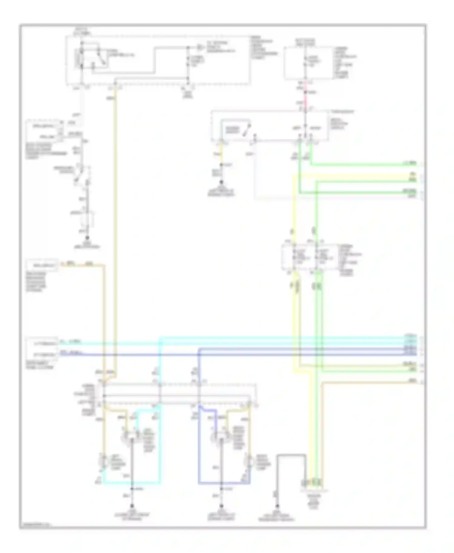 SSR Chevrolet I (2003-2006): Exterior lamps circuit (1 of 2)