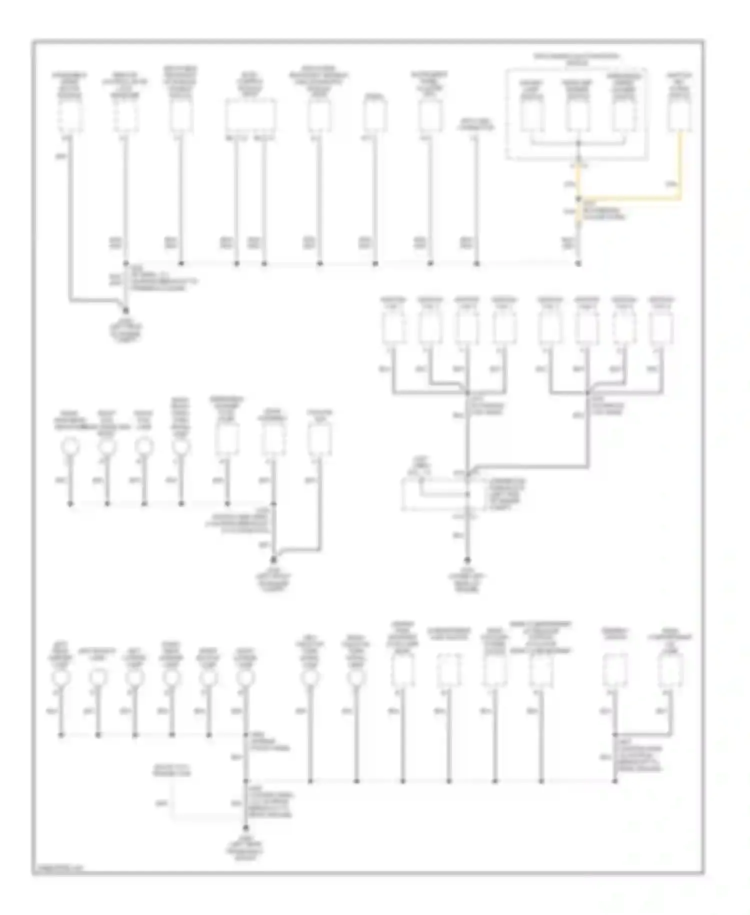 SSR Chevrolet I (2003-2006): Ground distribution circuit (3 of 3)