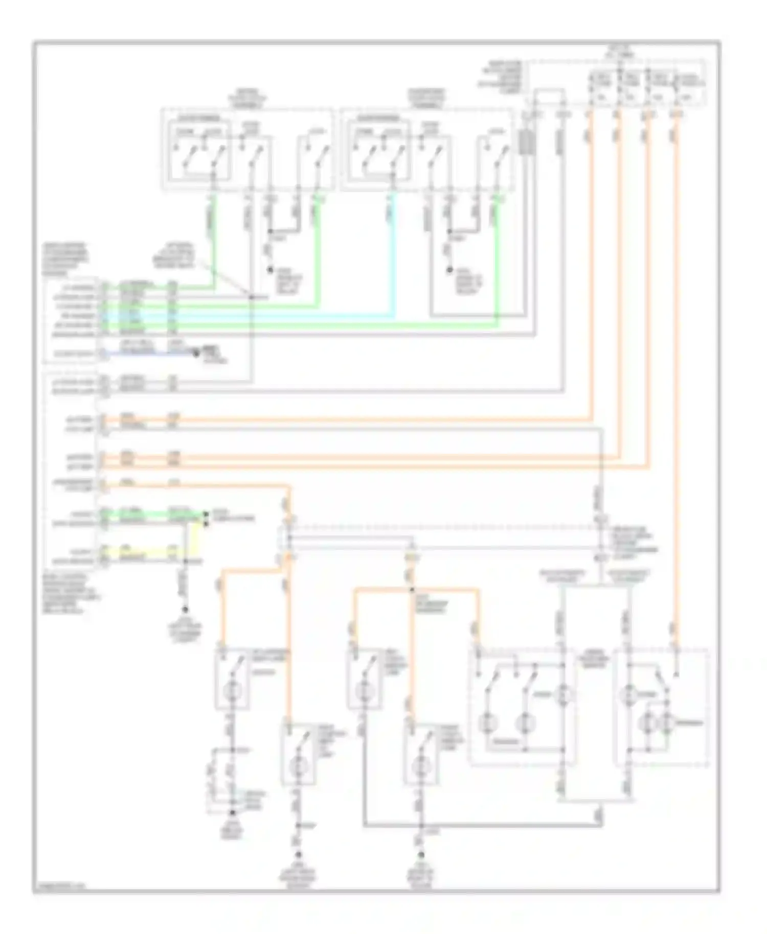 SSR Chevrolet I (2003-2006): Courtesy lamps circuit