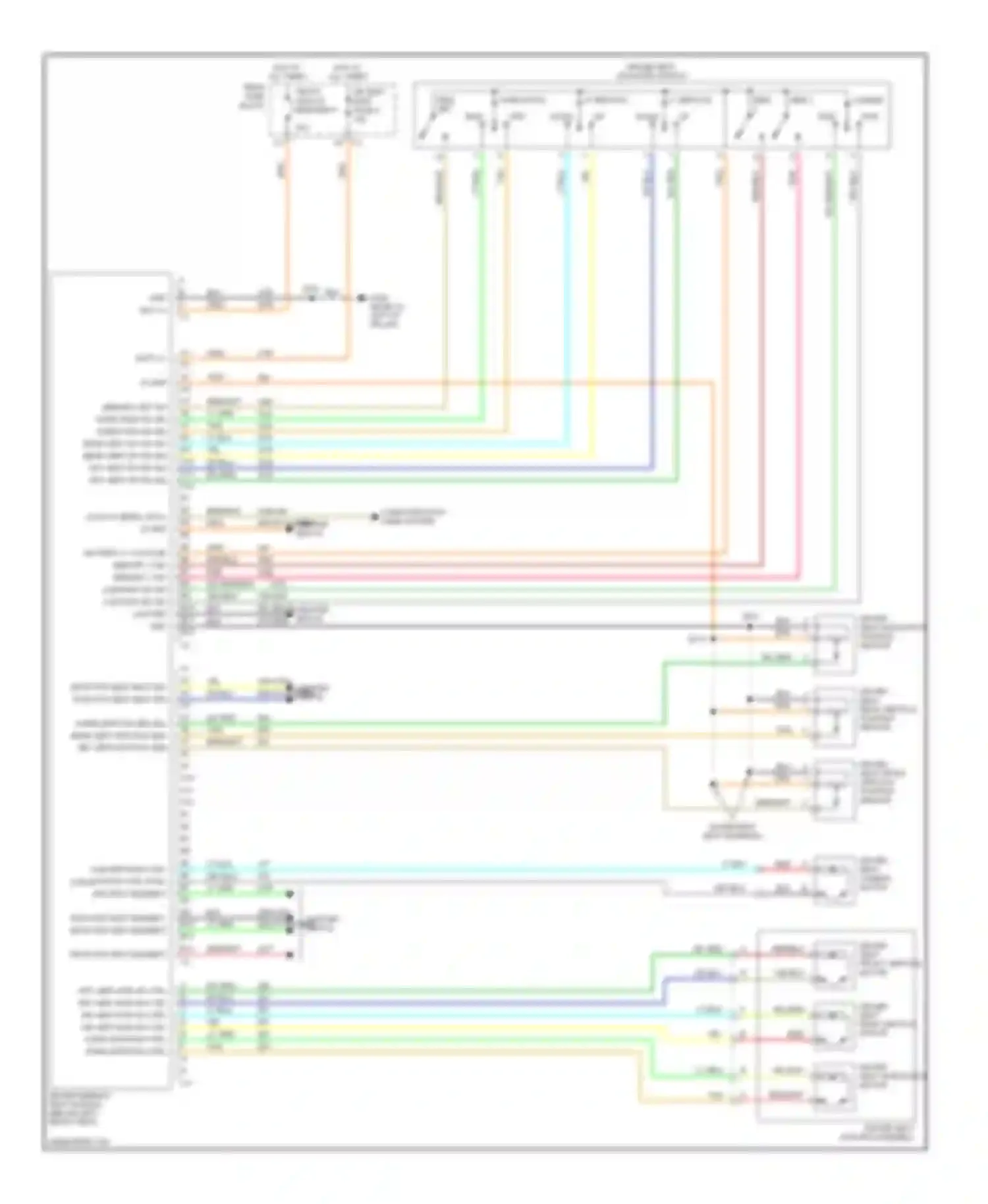 SSR Chevrolet I (2003-2006): Driver"s memory seat circuit