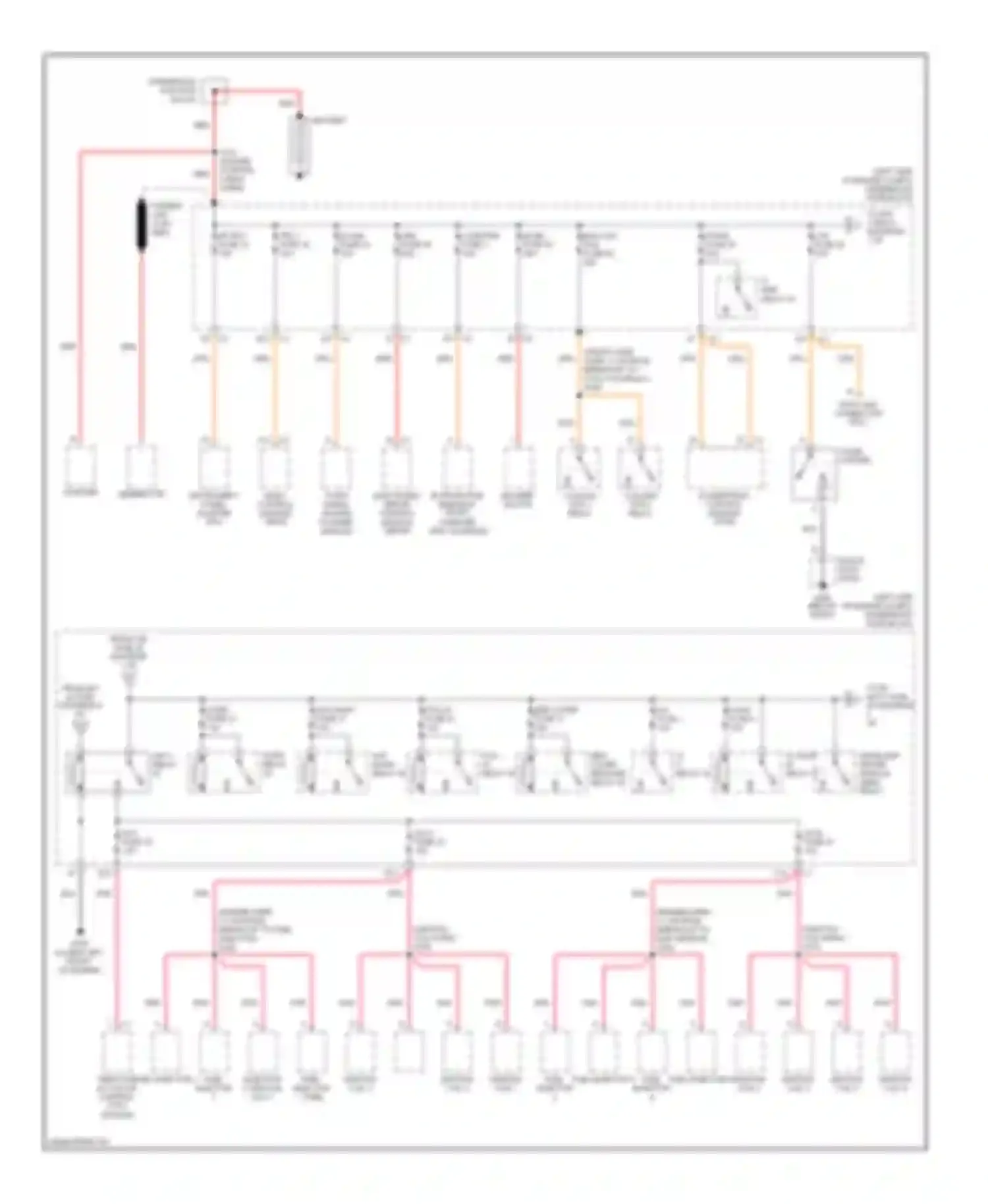 SSR Chevrolet I (2003-2006): Power distribution circuit (1 of 4)