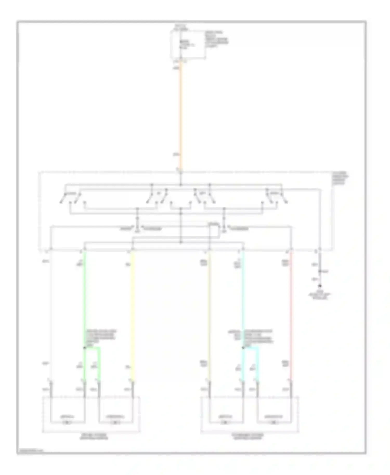 SSR Chevrolet I (2003-2006): Power mirrors circuit