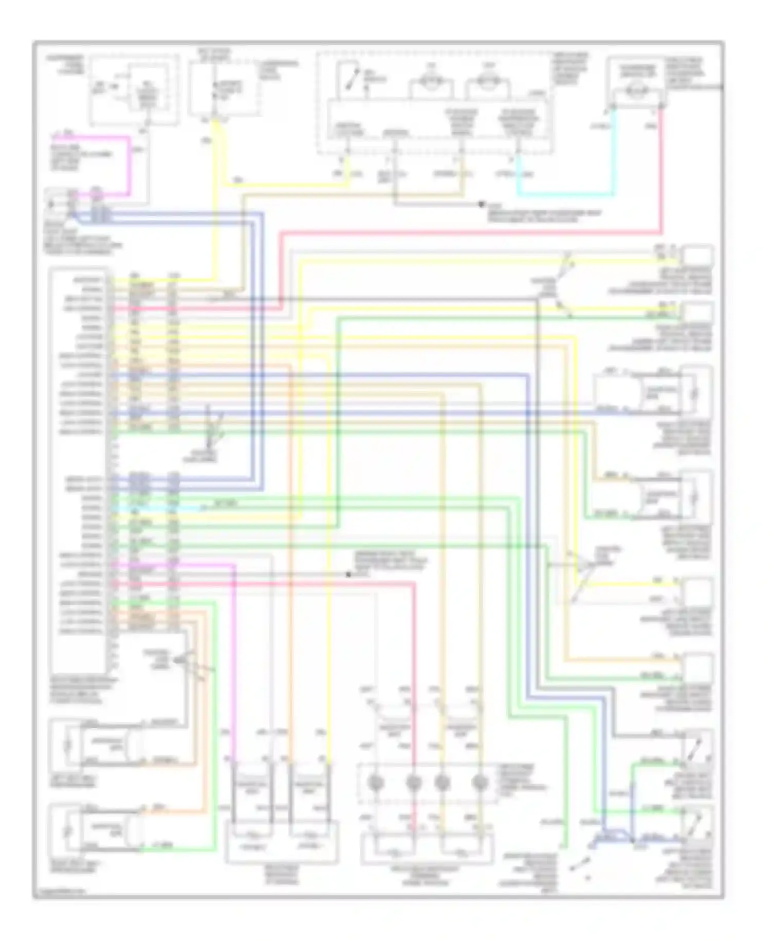 SSR Chevrolet I (2003-2006): Supplemental restraints circuit