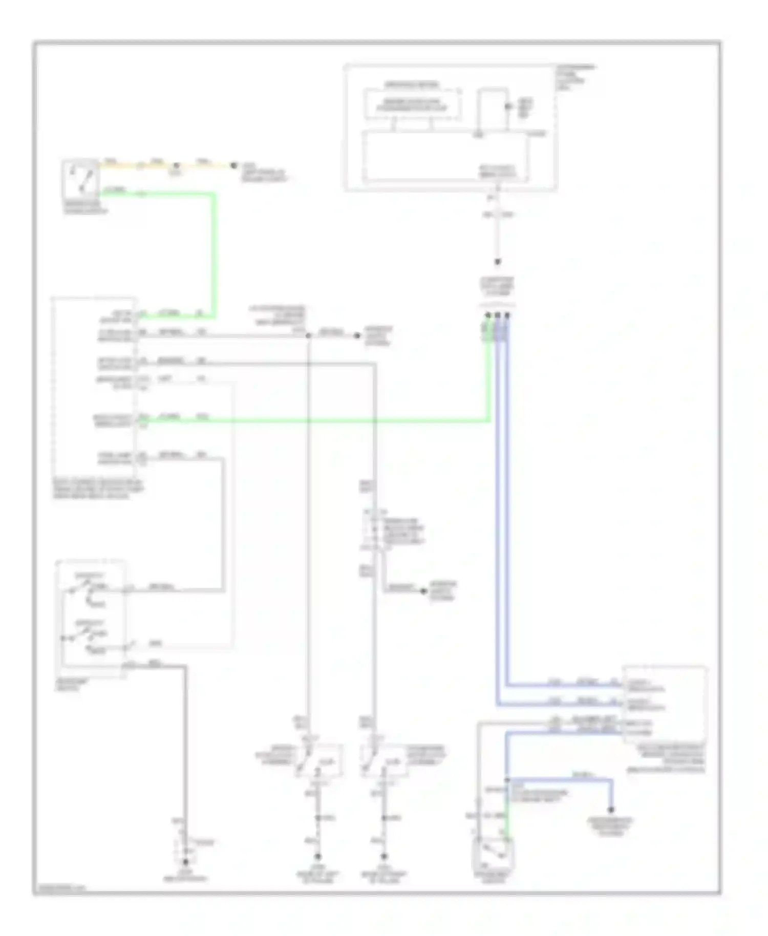 SSR Chevrolet I (2003-2006): Warning systems circuit