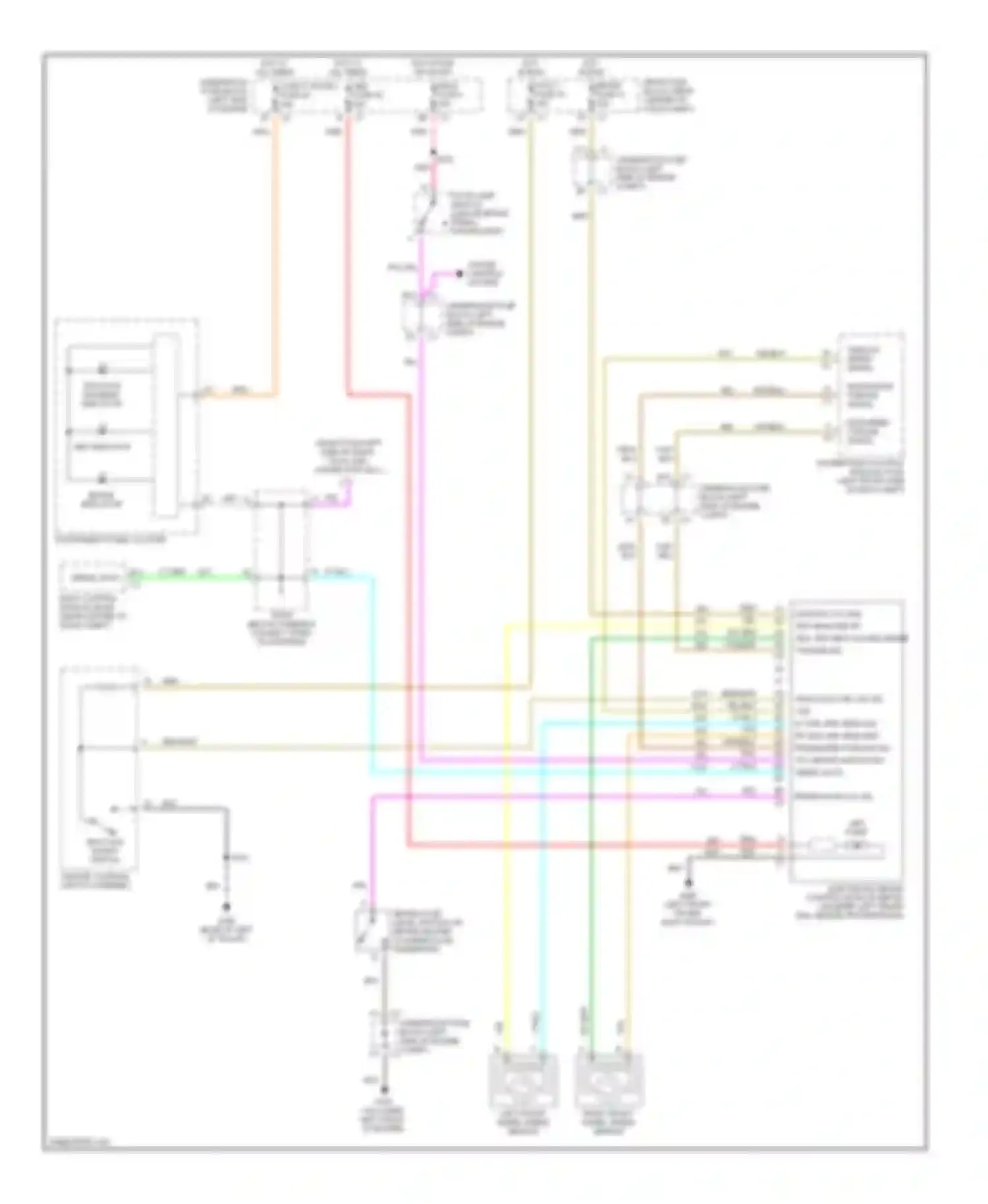Wiring diagram abs pump for Chevrolet SSR I (2003-2006) (1 of 1)